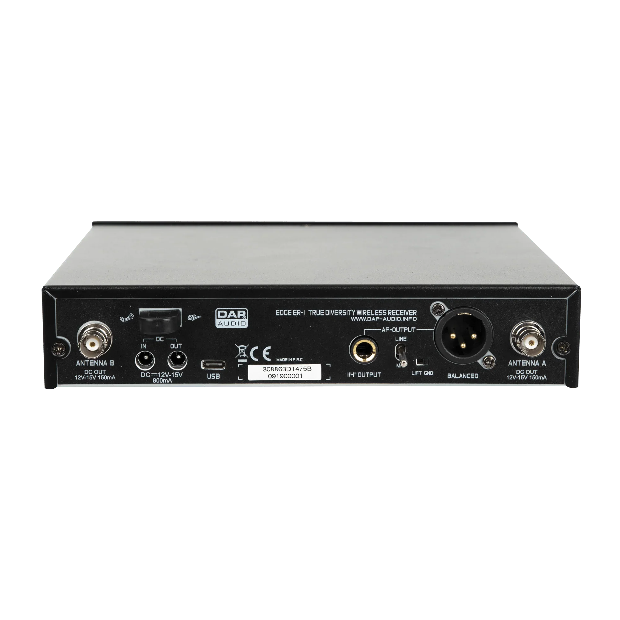DAP EDGE EHS-1 Wireless Handheld Microphone Set - 610-670 MHz - DY Pro Audio