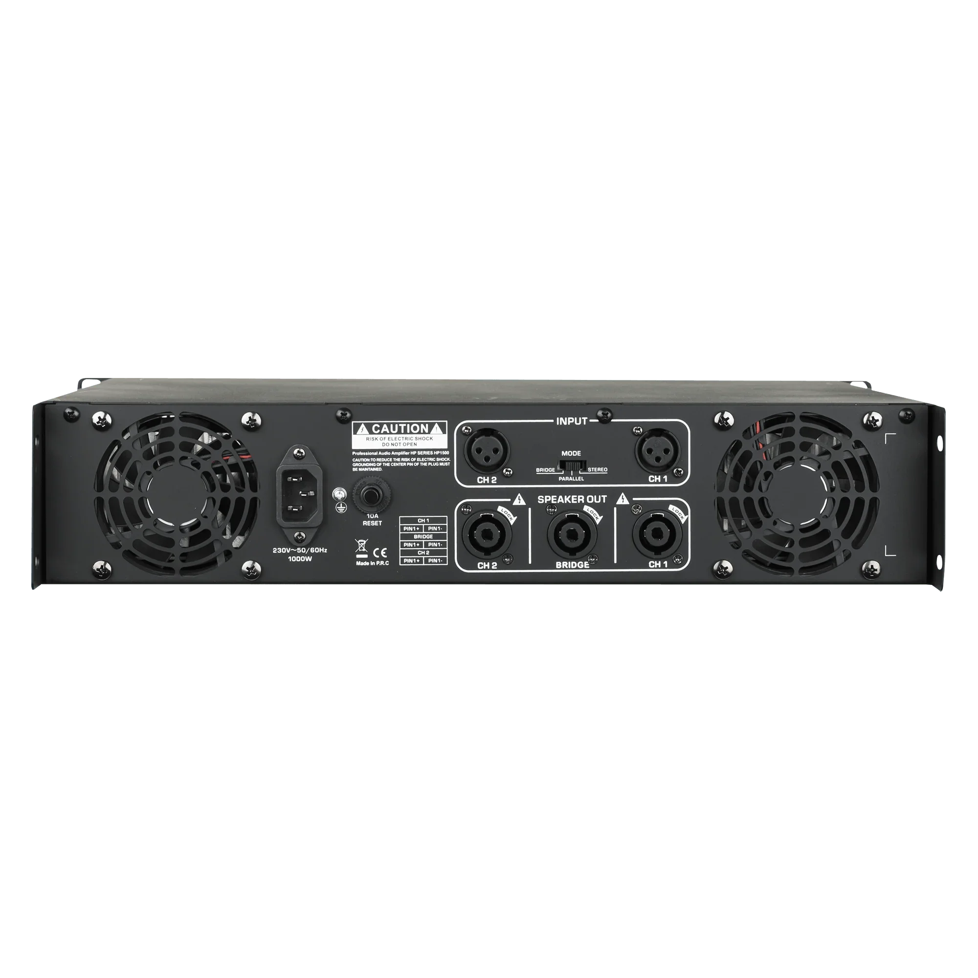 DAP HP-1500 2x 750 W Amplifier - DY Pro Audio