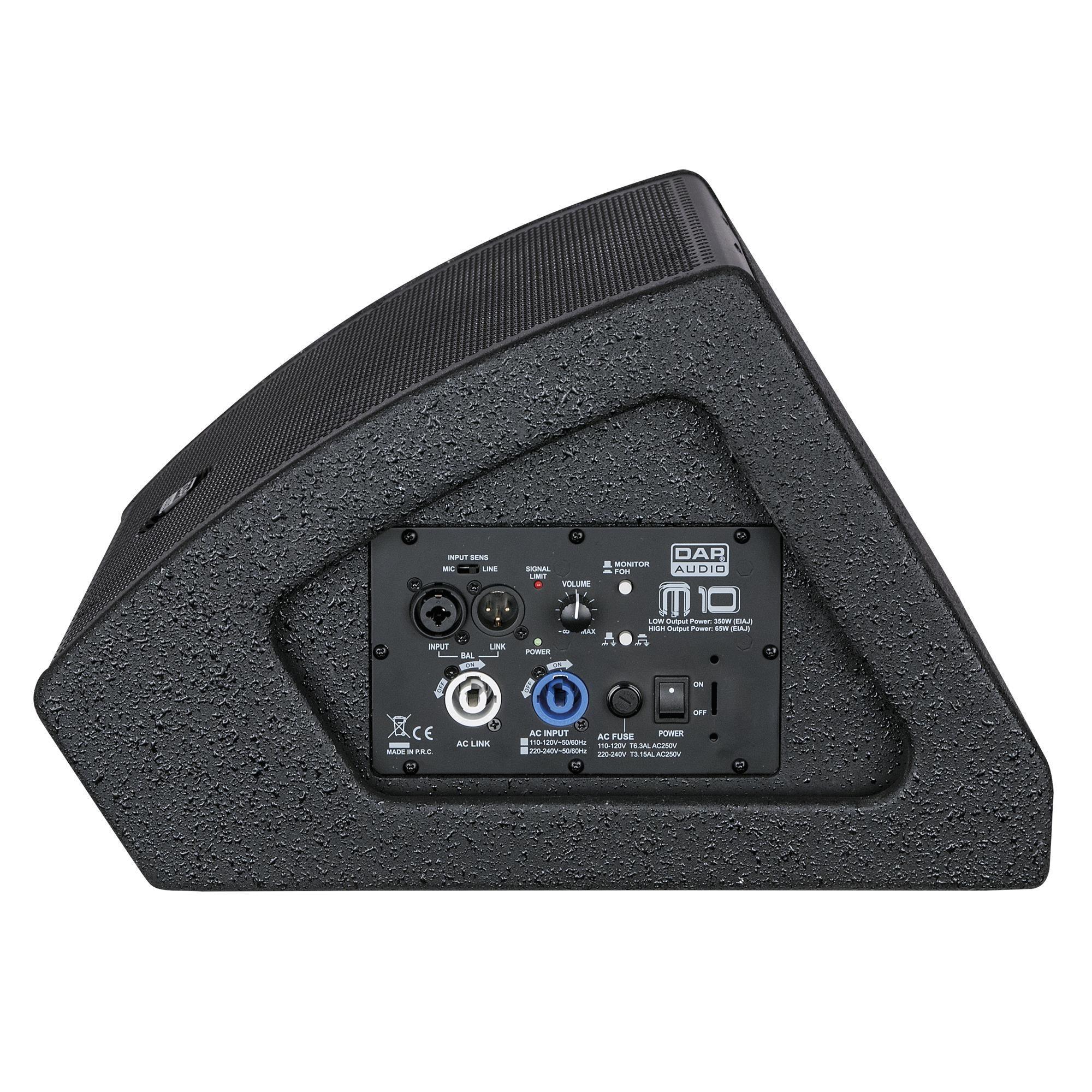 DAP M10 Active 10" floor monitor - DY Pro Audio