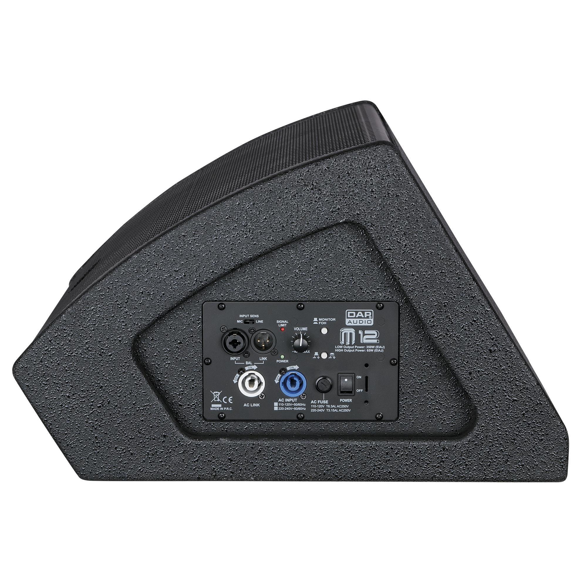 DAP M12 Active 12" floor monitor - DY Pro Audio