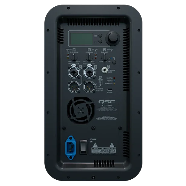 QSC KC12 Black 3000W Column Array System