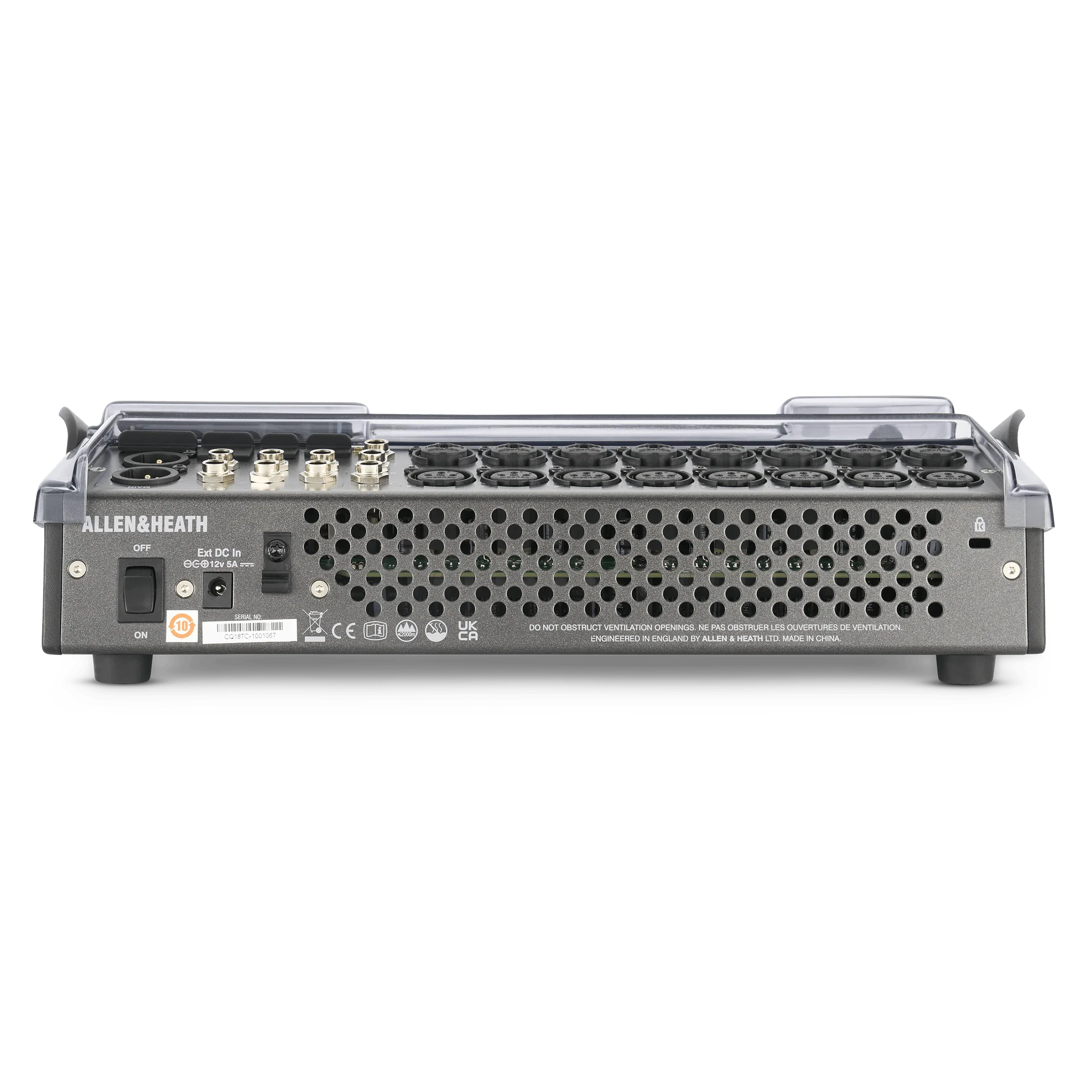 Decksaver Allen & Heath CQ-18T Cover - DY Pro Audio