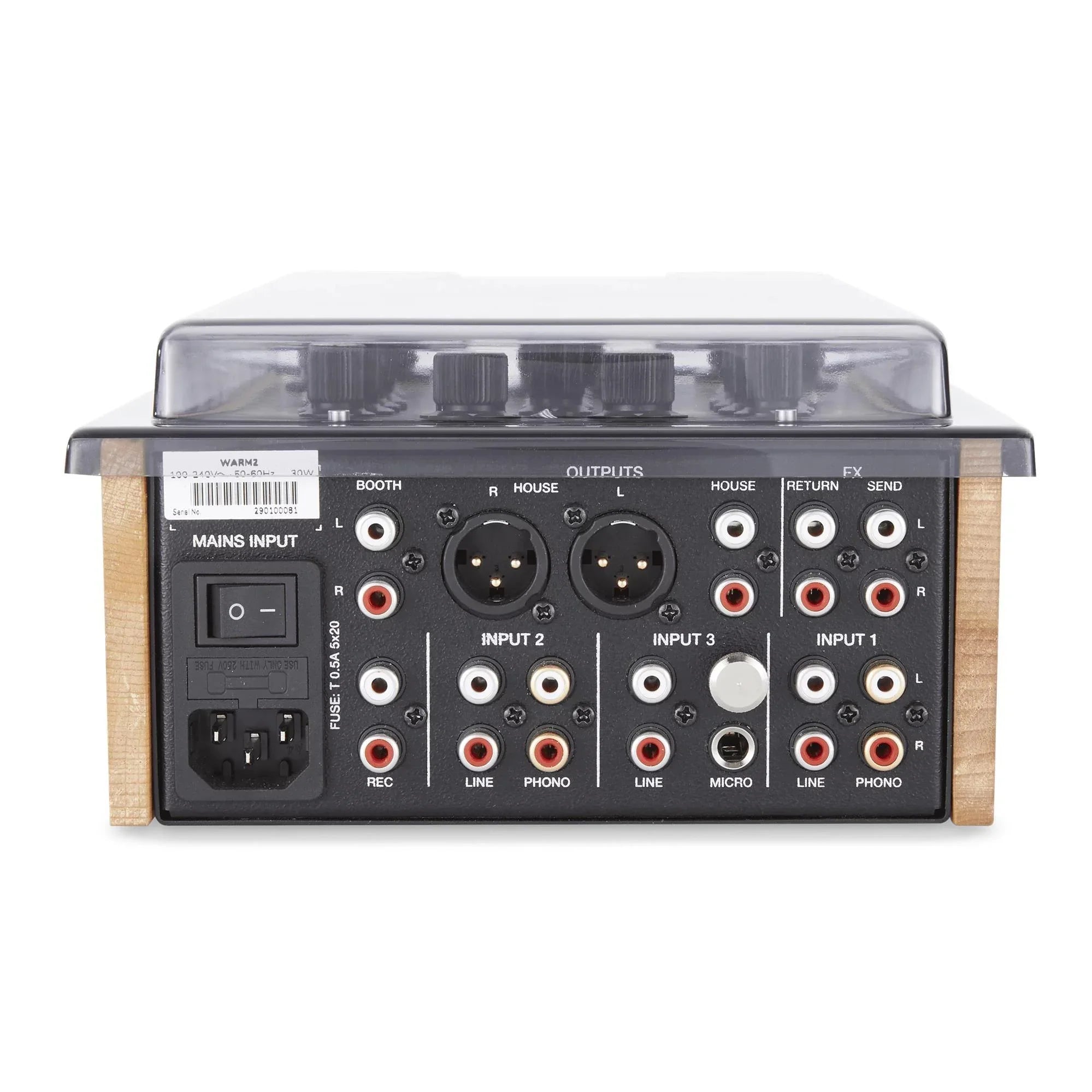 Decksaver Ecler WARM2 cover (Soft-fit) - DY Pro Audio