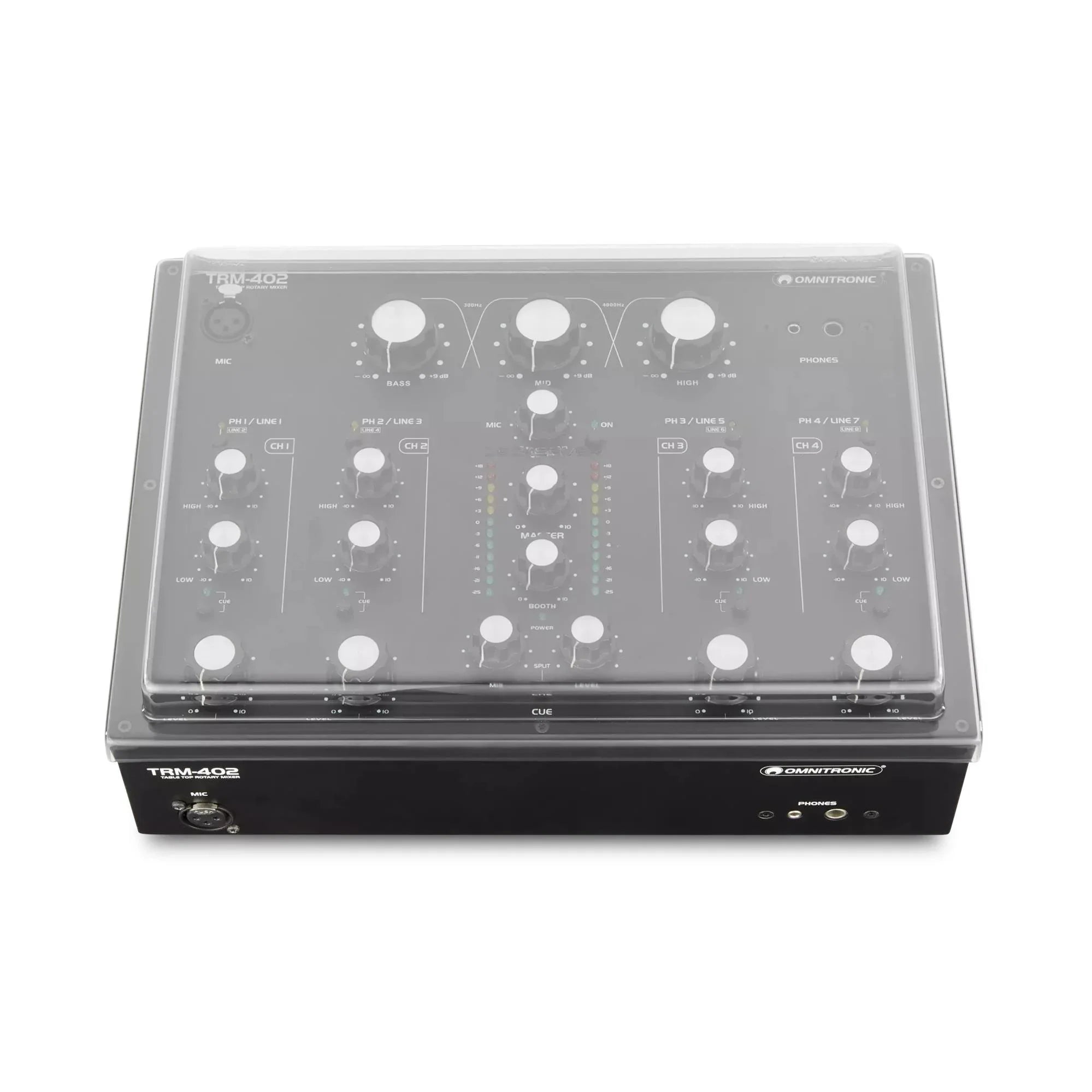 Decksaver Omnitronic TRM-402 cover - DY Pro Audio