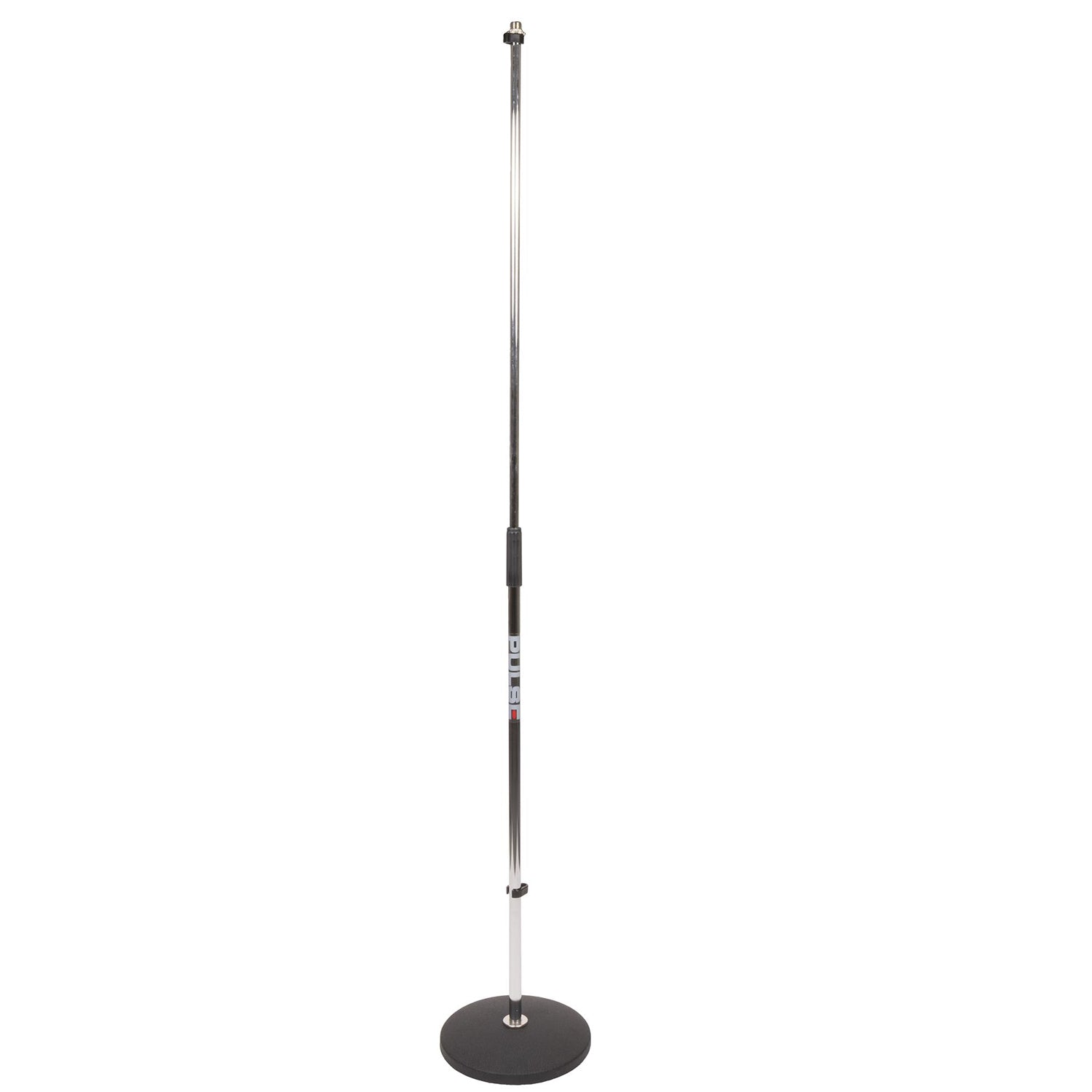 Pulse Chrome Retro Round Base Microphone Stand
