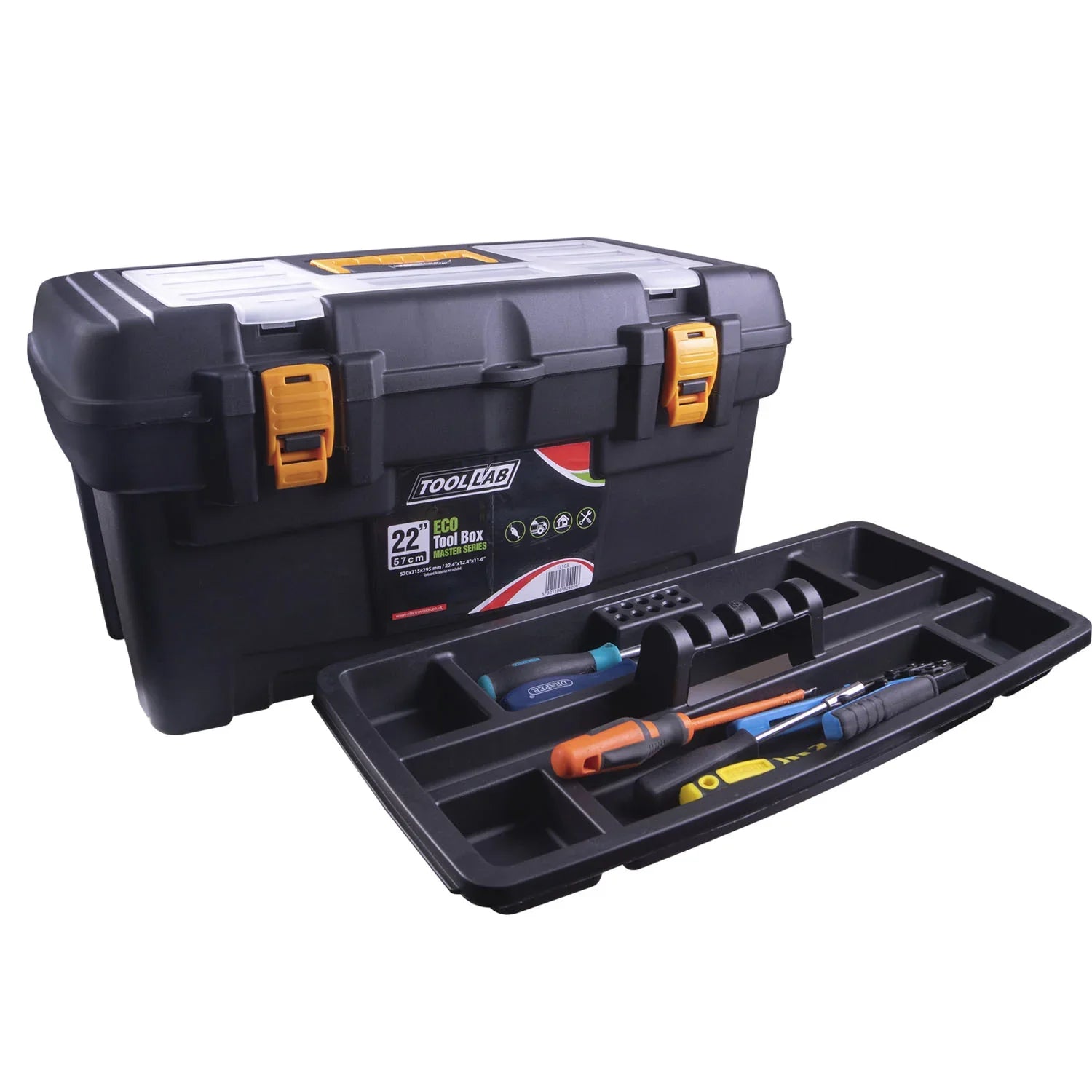 Toollab 22" Master Series Tool Box with Tray