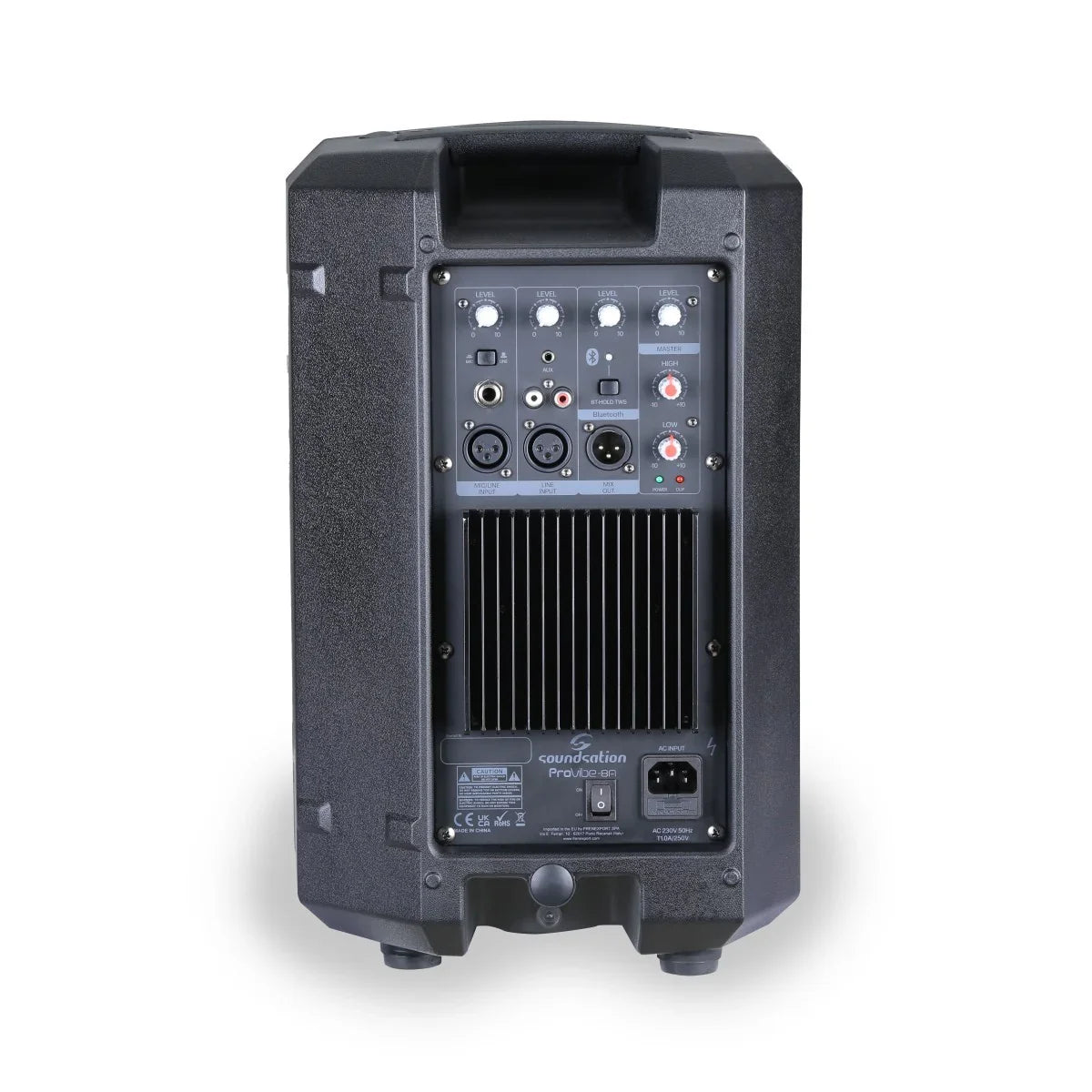 Soundsation ProVibe 8A 8" Active Speaker with Bluetooth and TWS