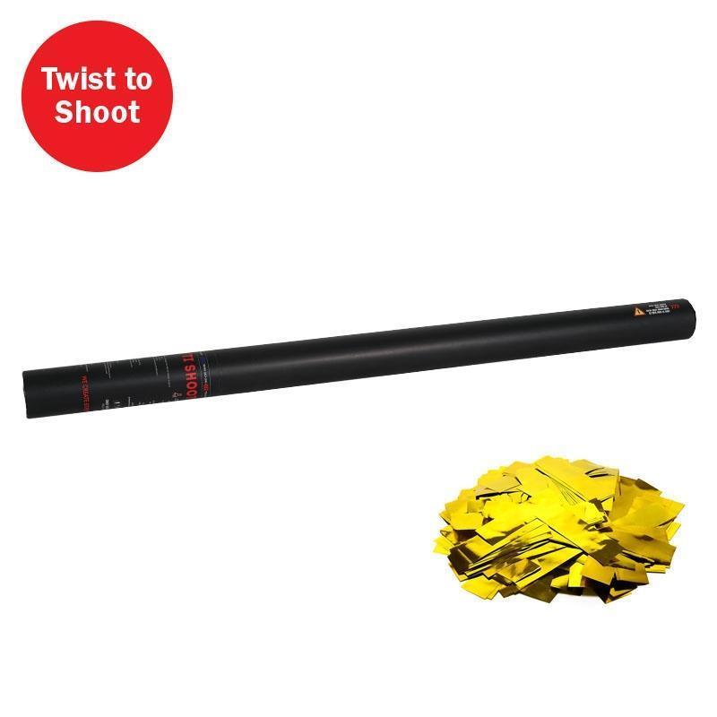 Equinox 80cm Gold Metallic Handheld Confetti Cannon - DY Pro Audio