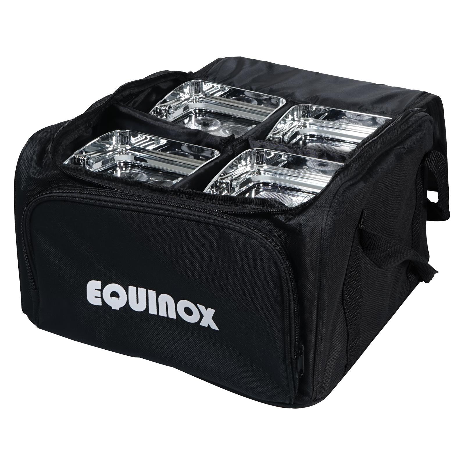 Equinox Colour Raider Lithium Battery Uplighter Pack (Chrome Housing) - DY Pro Audio
