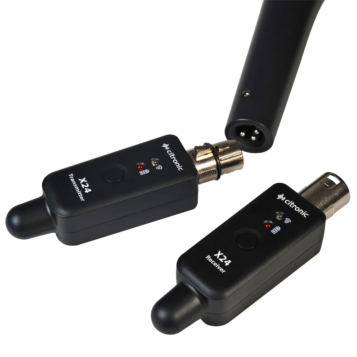 Citronic X24 Plug-in XLR Microphone Wireless Set