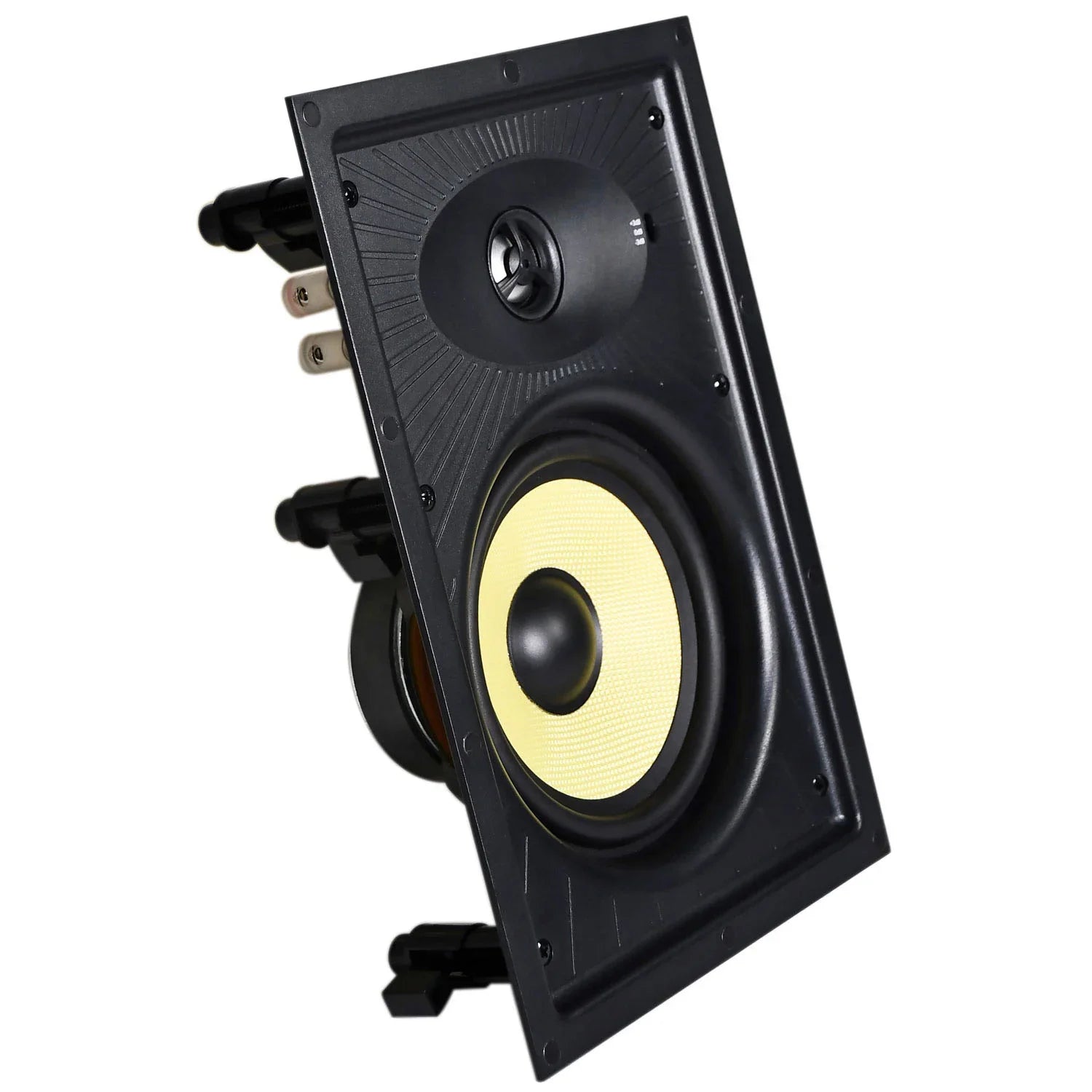 Side view of Adastra KS660 6.5-inch in-wall speaker showing slim profile