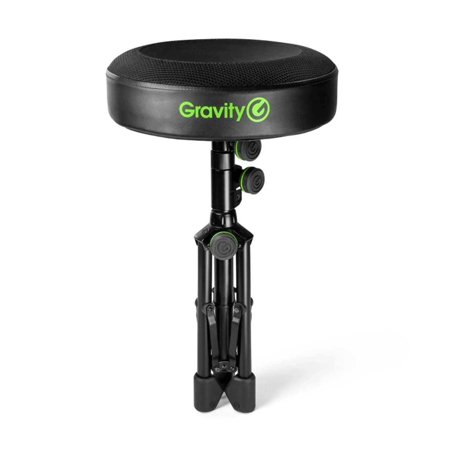 Gravity FD SEAT 1 Round Foldable Adjustable Musicians Stool - DY Pro Audio