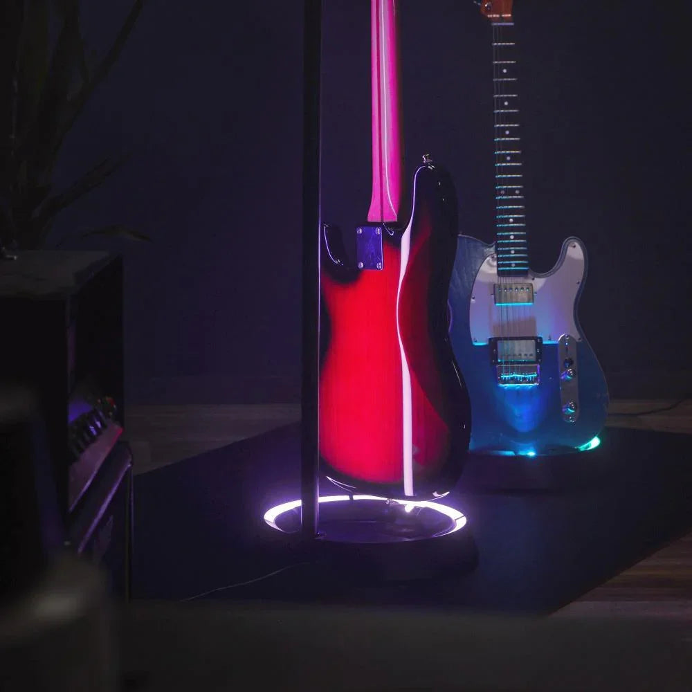 Gravity GS LS 01 NH B Guitar GLOW STAND®, Neckhug - DY Pro Audio