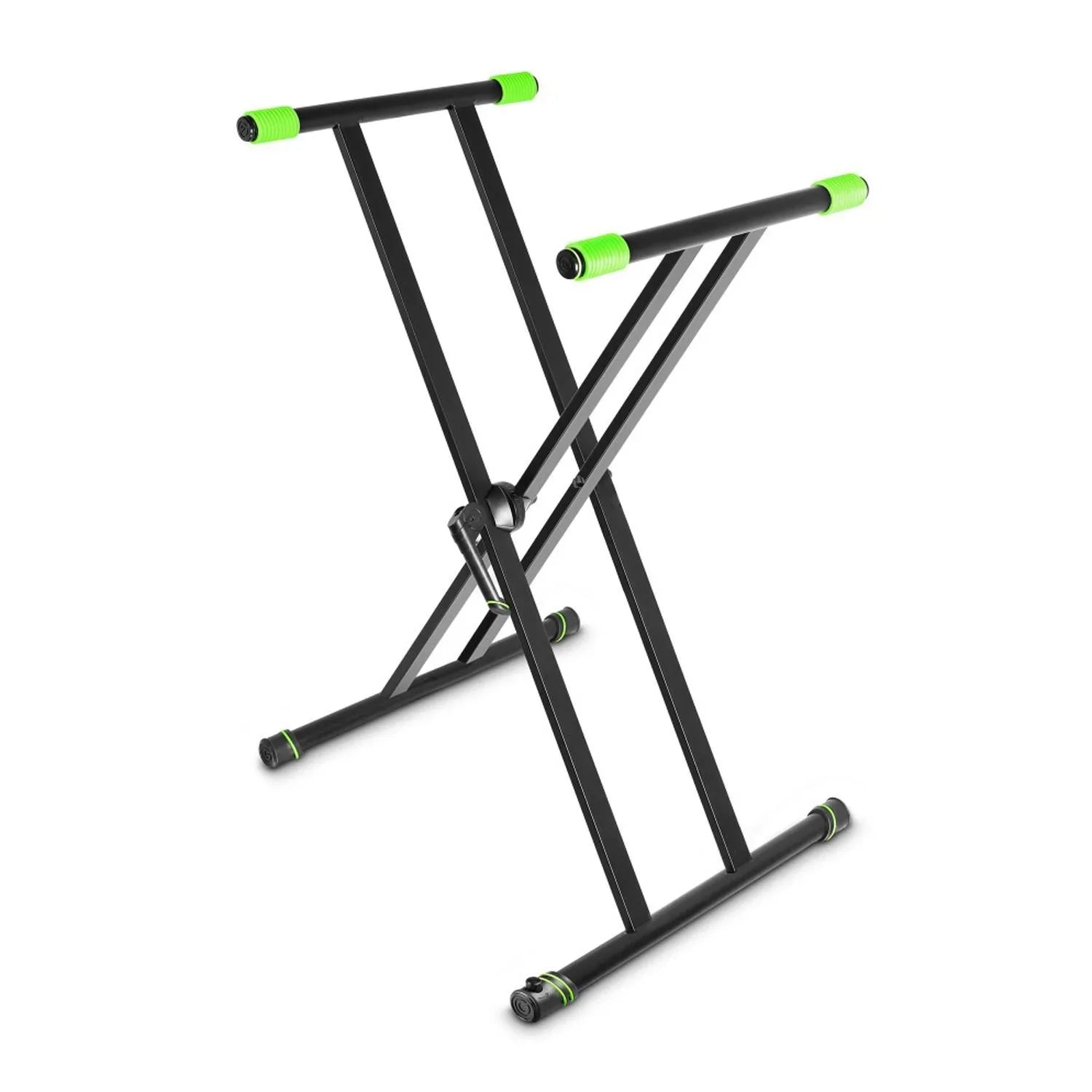Gravity KSX 2 Keyboard Stand X-Form, Double, Black - DY Pro Audio
