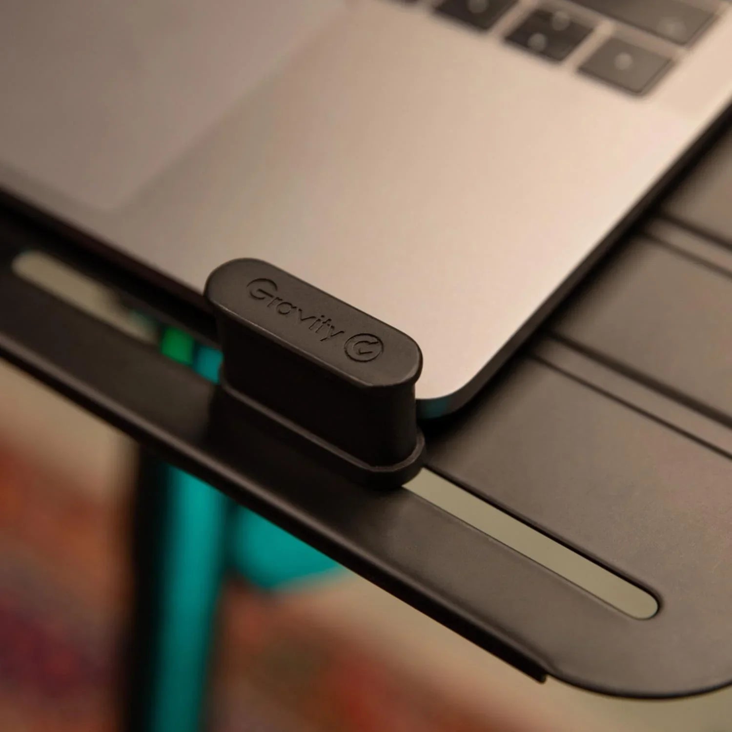 Gravity LTS T 02 B Universal Laptop Stand with Adjustable Holding Pins and Steel Base - DY Pro Audio