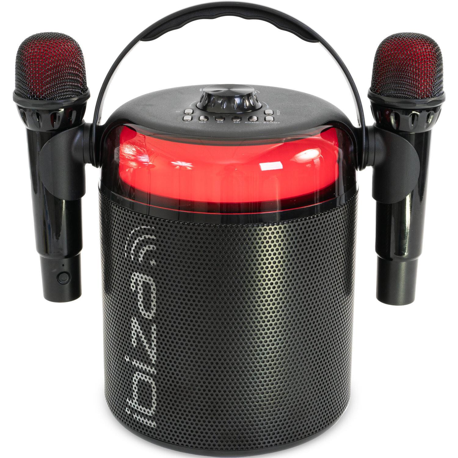 Ibiza KARAHOME-BK Stand-Alone Bluetooth Karaoke Speaker - DY Pro Audio