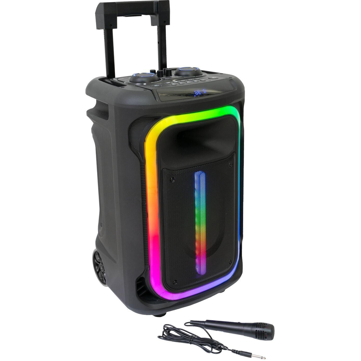 Ibiza Mobile800 12" 800w Portable PA System with Bluetooth USB & Microphone - DY Pro Audio