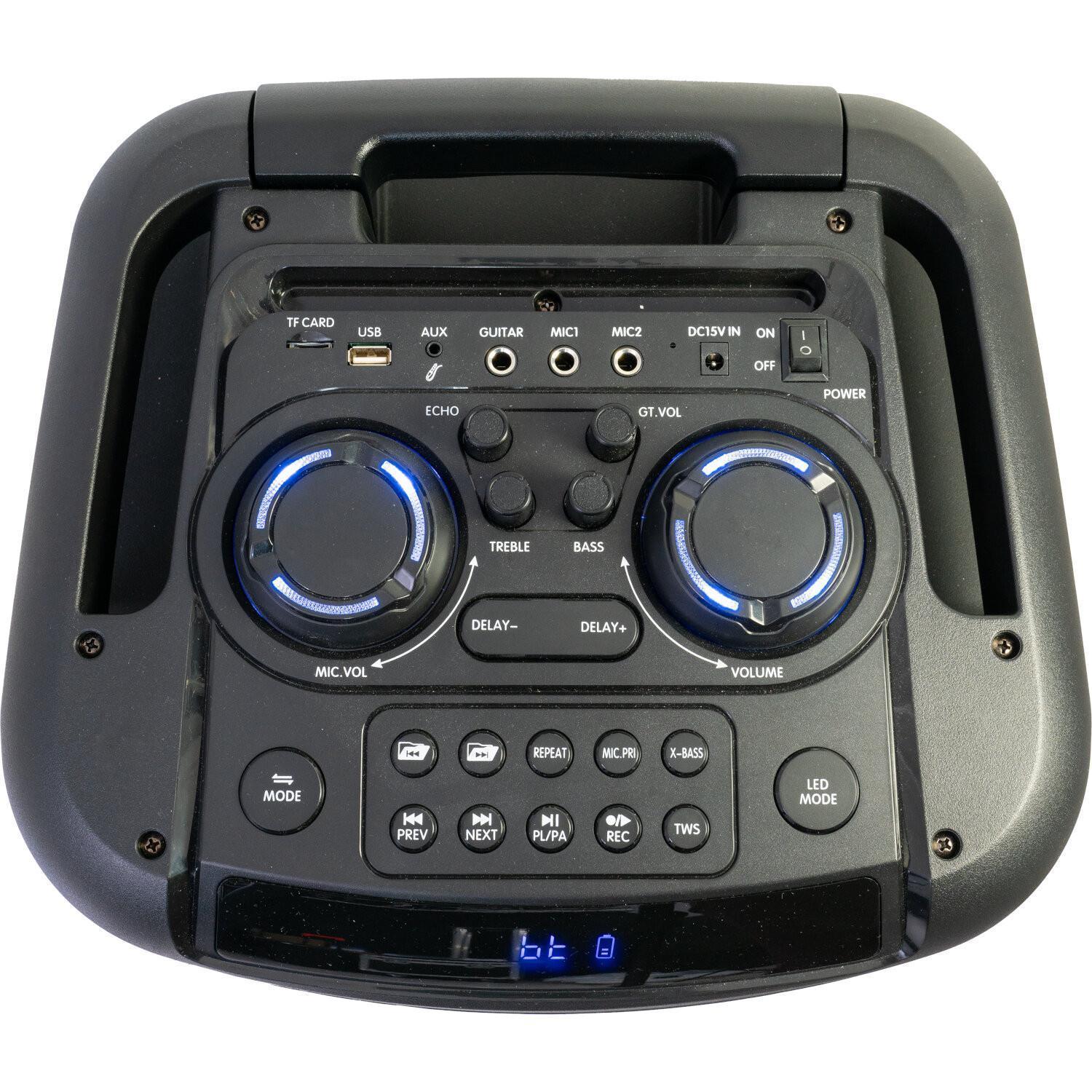 Ibiza Mobile800 12" 800w Portable PA System with Bluetooth USB & Microphone - DY Pro Audio