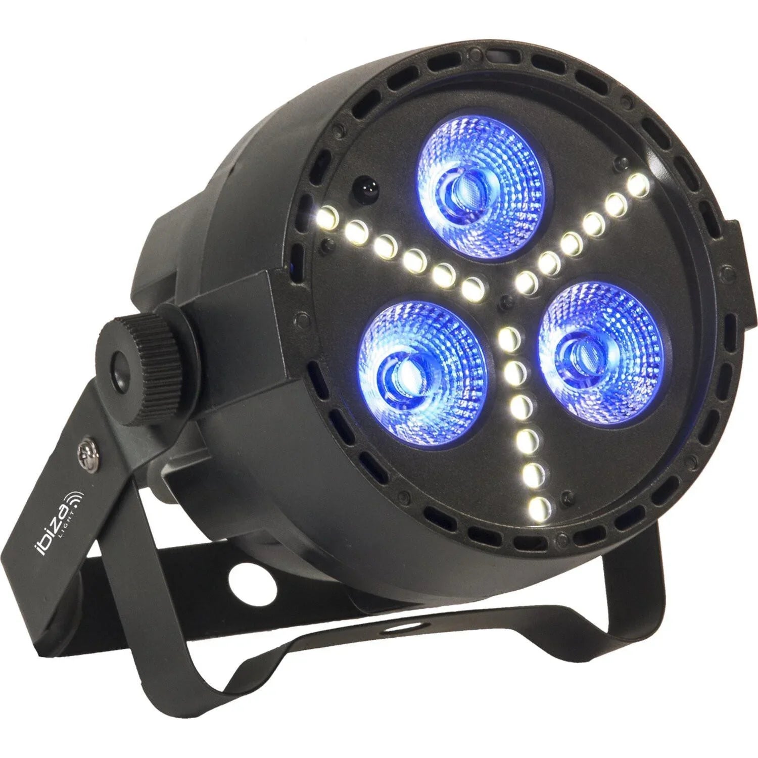 Ibiza PAR-MINI-STR 4-in-1 RGBW LED Par Can with SMD LED Strobe - DY Pro Audio