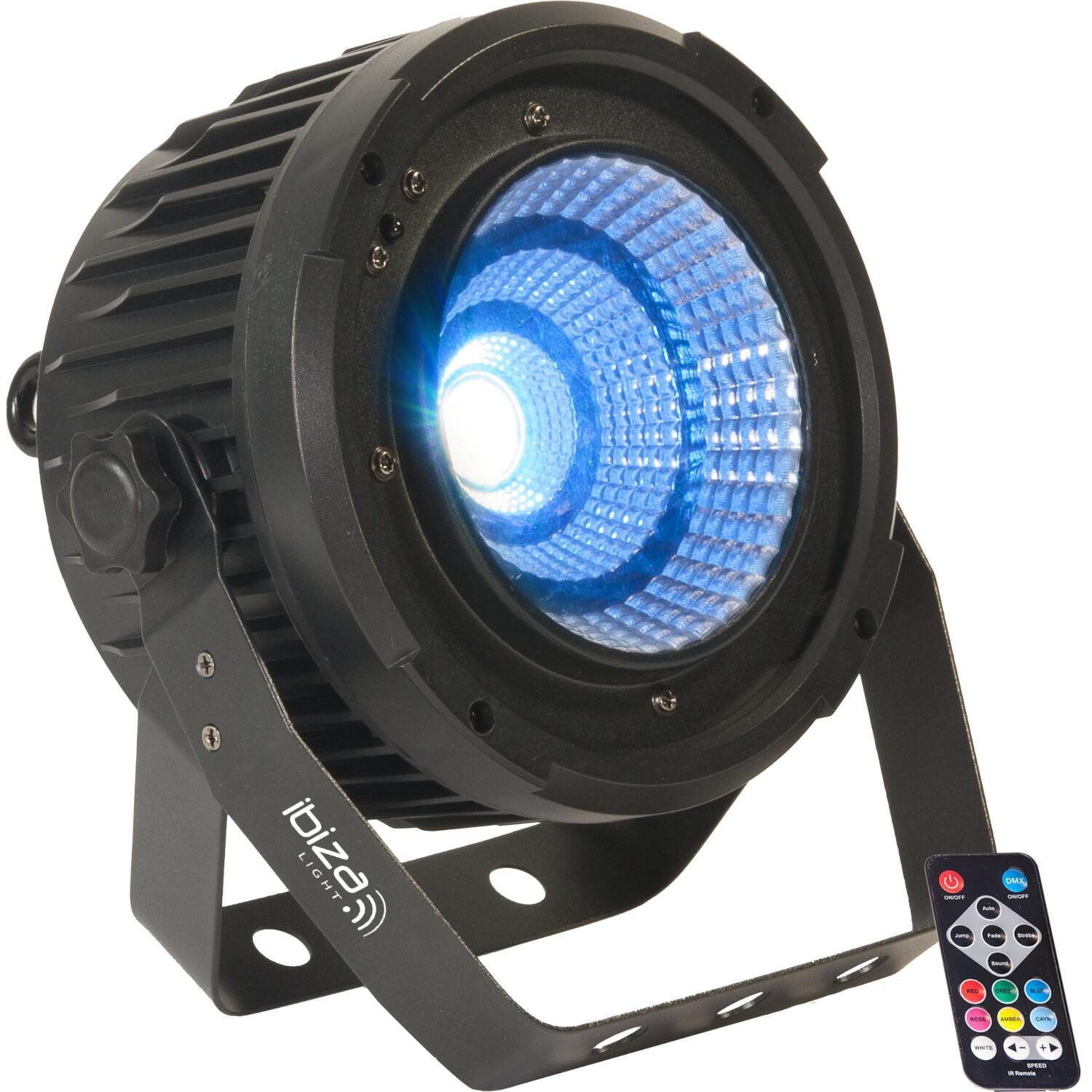 Ibiza PARLED50-COB 50w RGBWA COB LED Par Can - DY Pro Audio