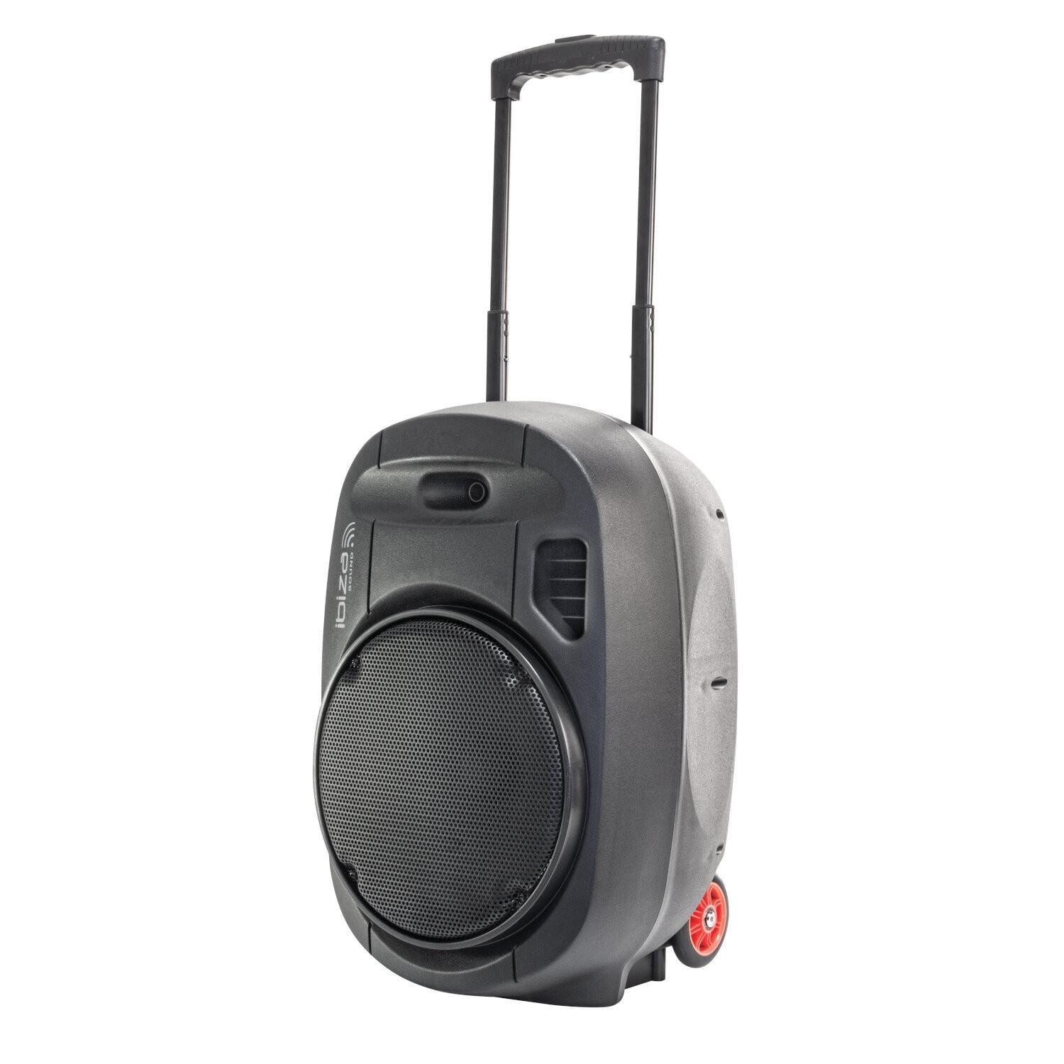 Ibiza PORT12UHF-MKII-TWS Portable PA System with USB MP3 Bluetooth and UHF Mics - DY Pro Audio