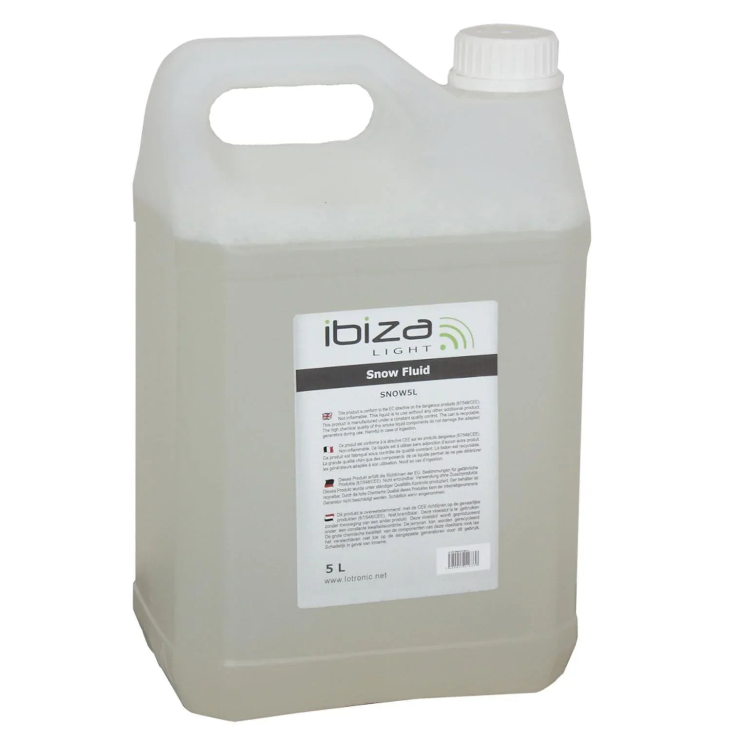 Ibiza SNOW5L 5 Litres Snow Fluid - DY Pro Audio