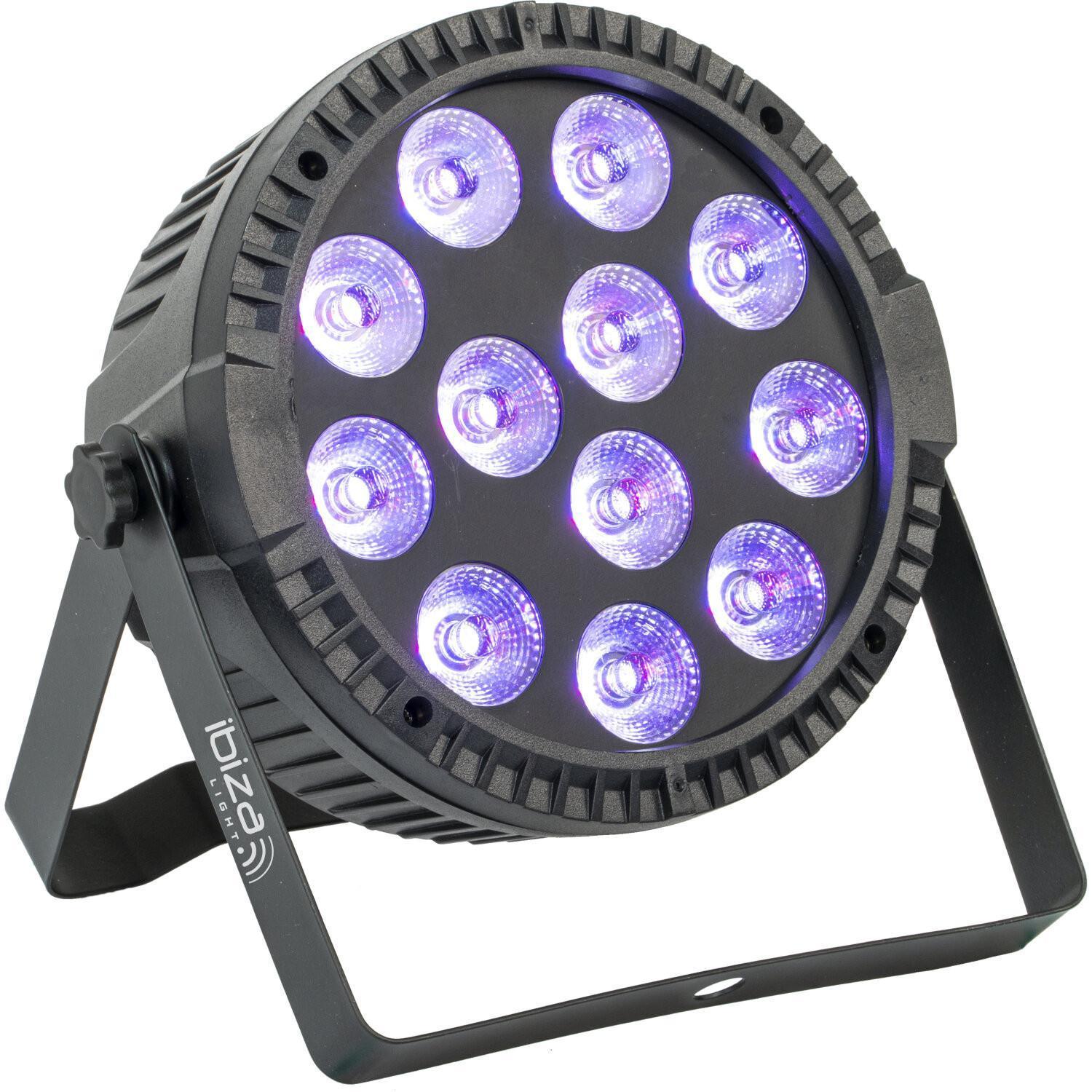 Ibiza THINPAR-12X6-RGBW 12 x 6w RGBW LED Par Can - DY Pro Audio