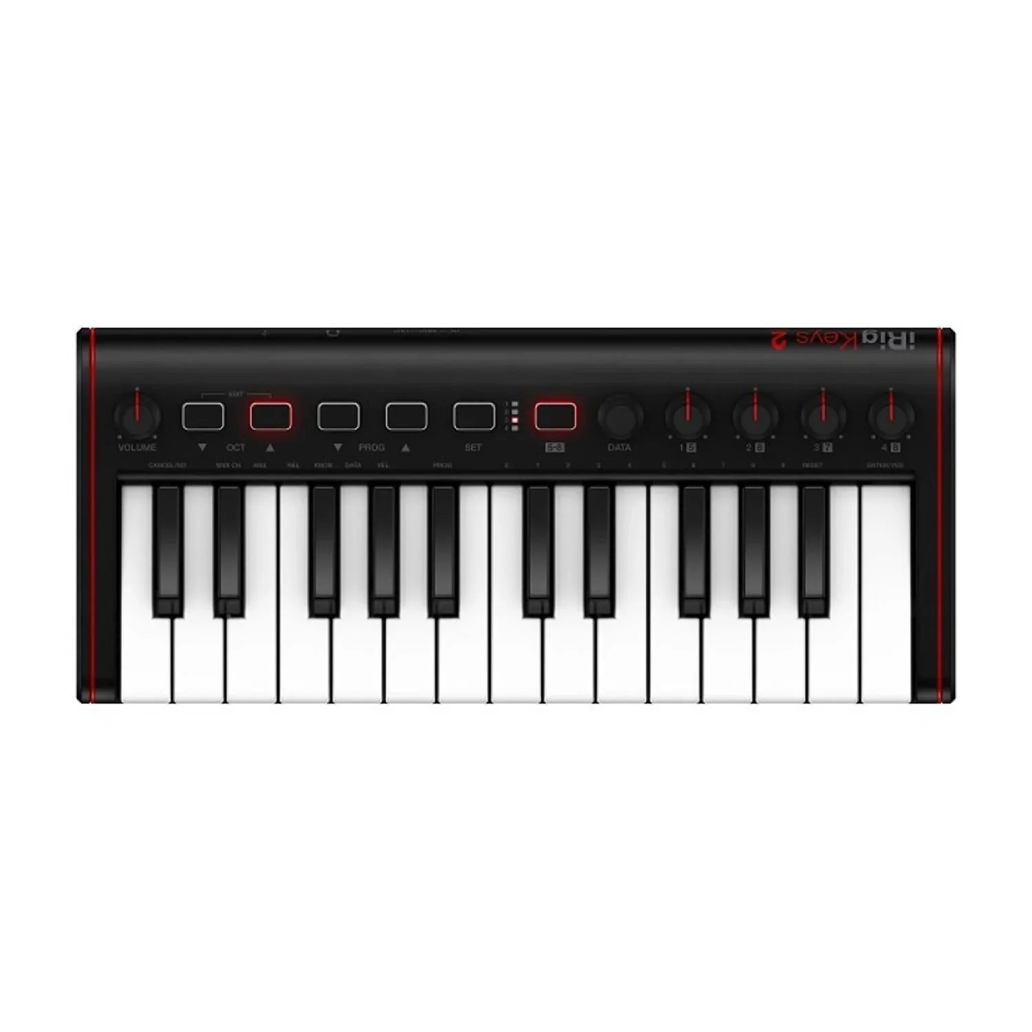 IK Multimedia iRig Keys 2 Mini Midi Controller Keyboard - DY Pro Audio