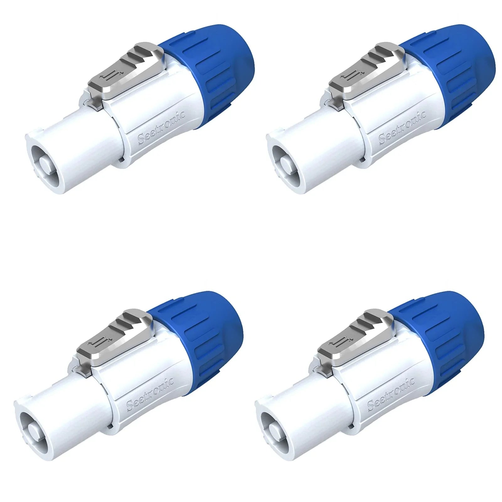 4 x Seetronic SAC3FCB PowerTwist Powercon Connecter