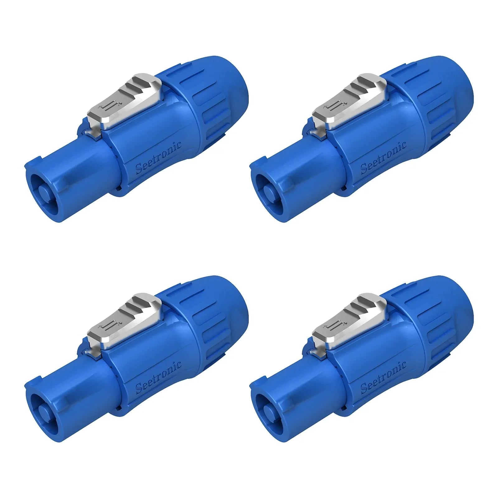 4 x Seetronic SAC3FCA PowerTwist Powercon Connecter