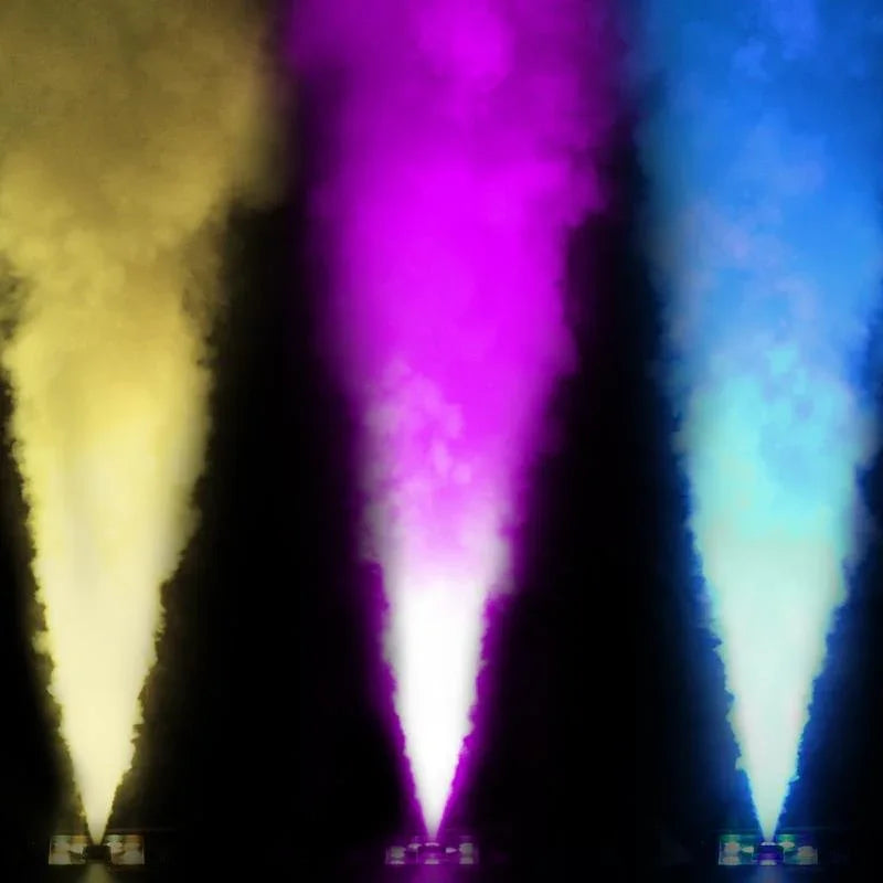 2 x Equinox Verti Jet RGB Jet Fog Machine