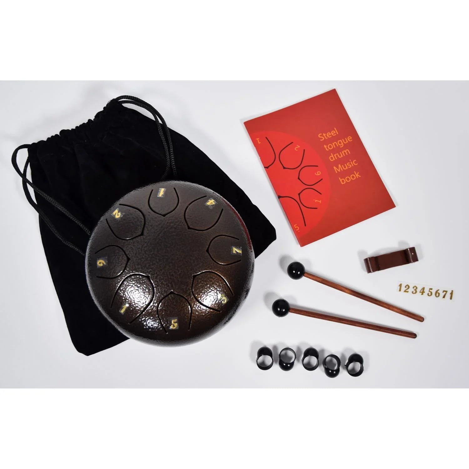 Chord Tongue Drum 6 inch 8-note - Bronze