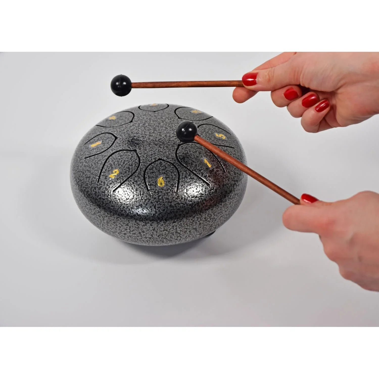 Chord Tongue Drum 6 inch 8-note - Silver