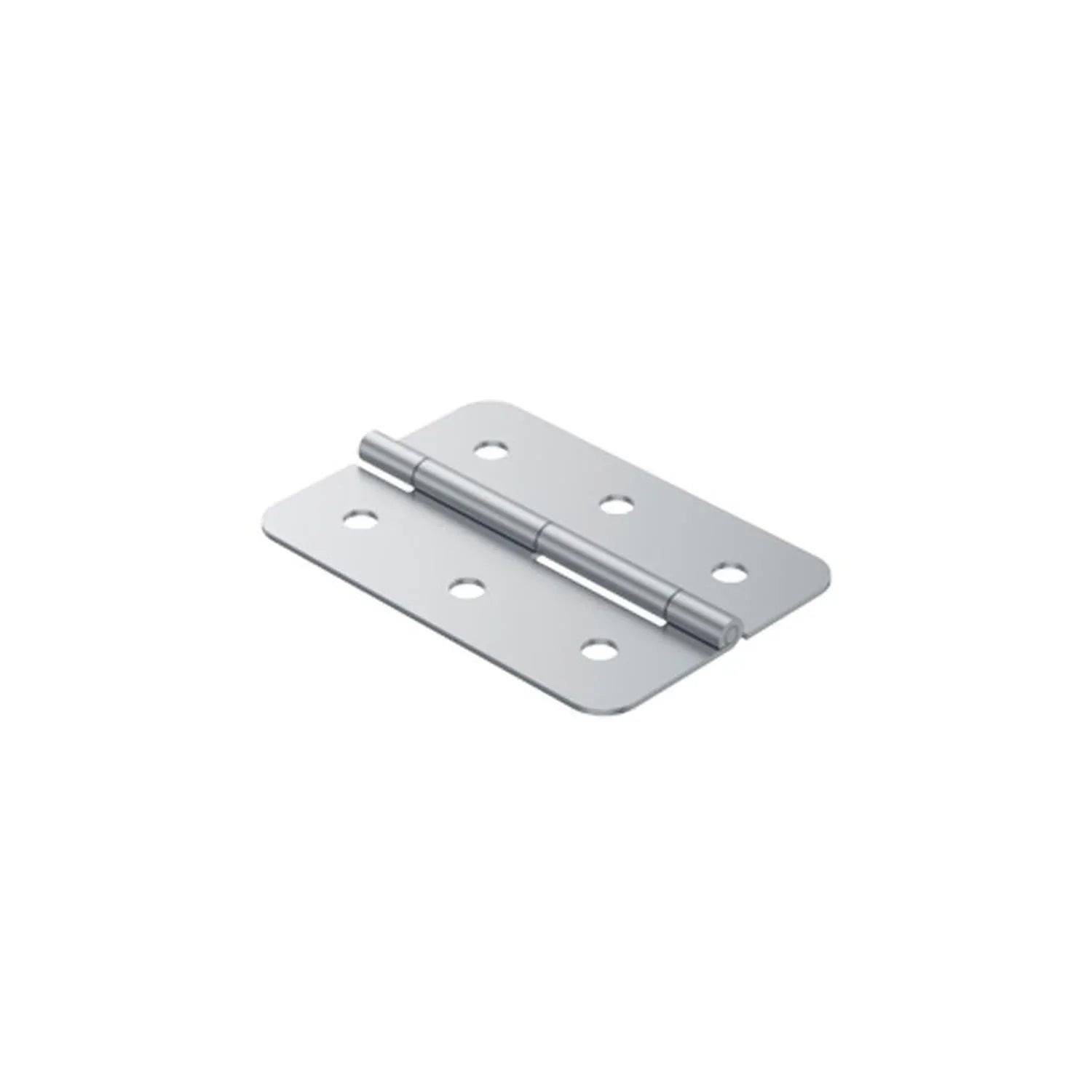 2 x Penn Elcom 50.8mm x 72.5mm 6 Hole Zinc Hinge