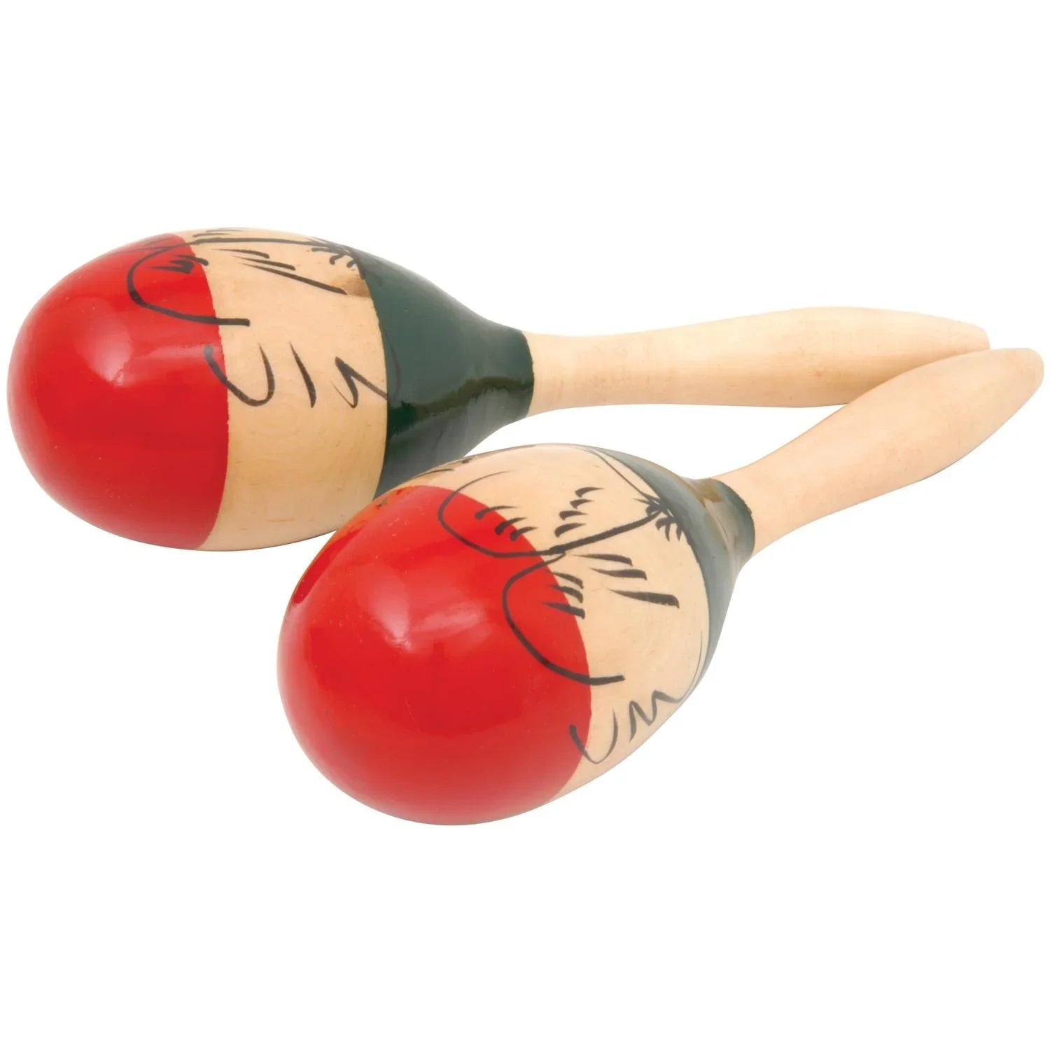 Pair of Chord 10" Painted Maracas