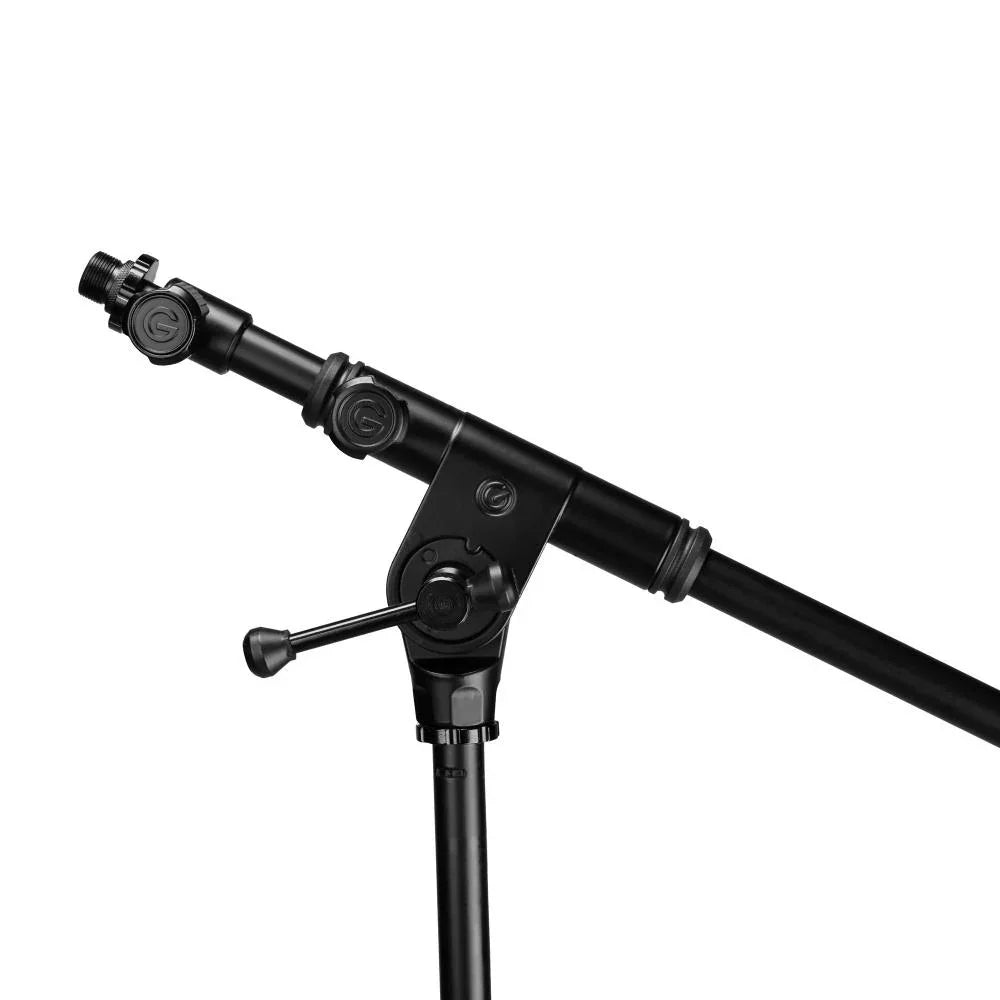 Gravity TMS 4332 B Touring Series microphone stand with tripod folding base and 2-point adjustment telescopic boom