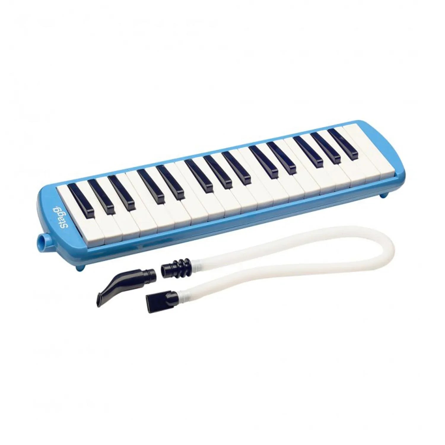 Stagg MELOSTA32 BL Blue plastic melodica with 32 keys and blue bag
