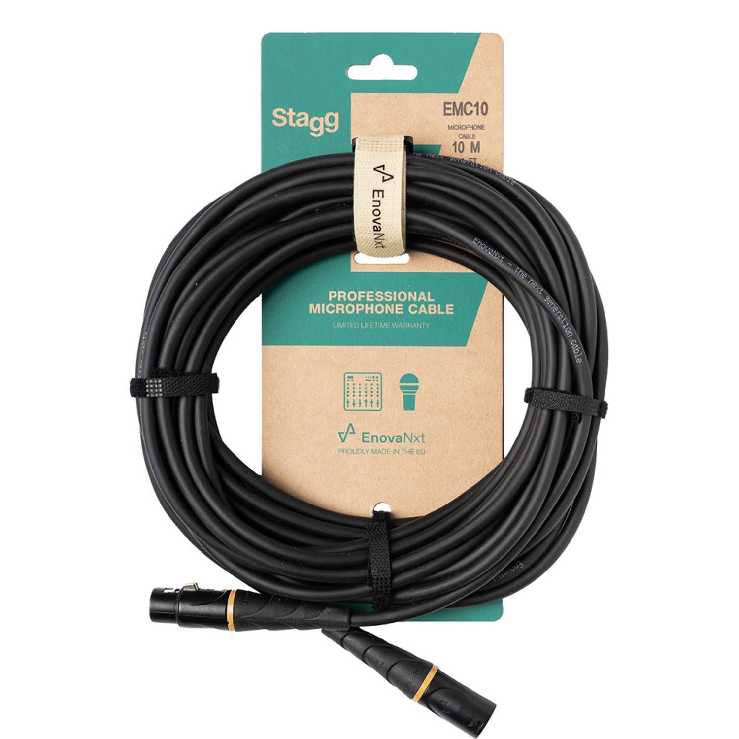 Stagg EMC10 E-Series EnovaNEXT 10M XLR Microphone Cable