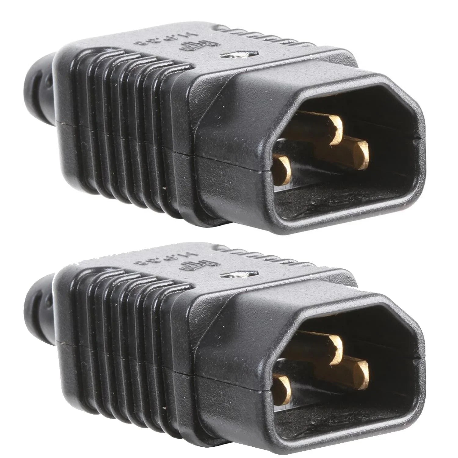 2 x Pro-Elec Rewrieable IEC C14 Plug