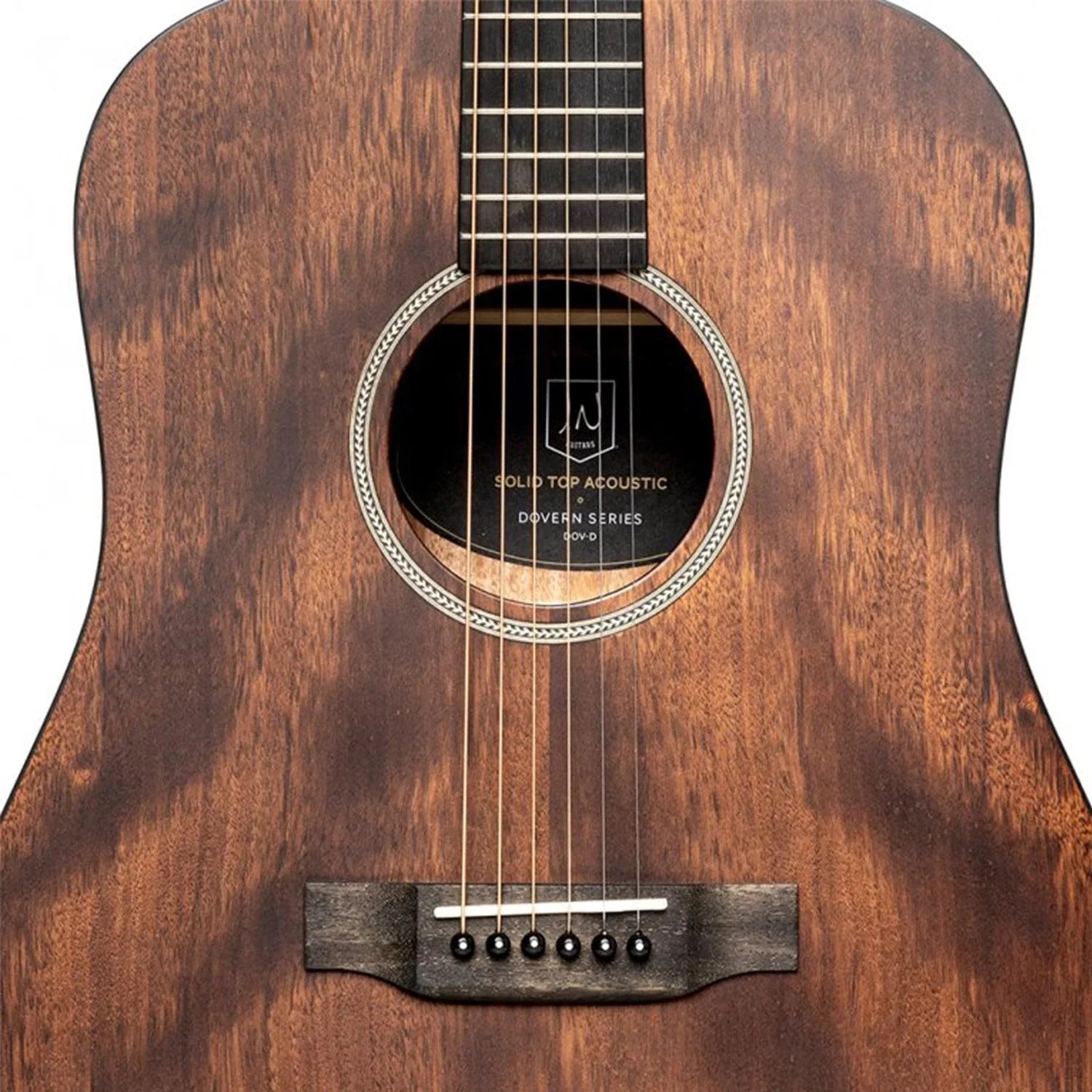 J.N.Guitars DOV-D Acoustic Dreadnought Guitar with Solid Mahogany Top, Dovern series - DY Pro Audio