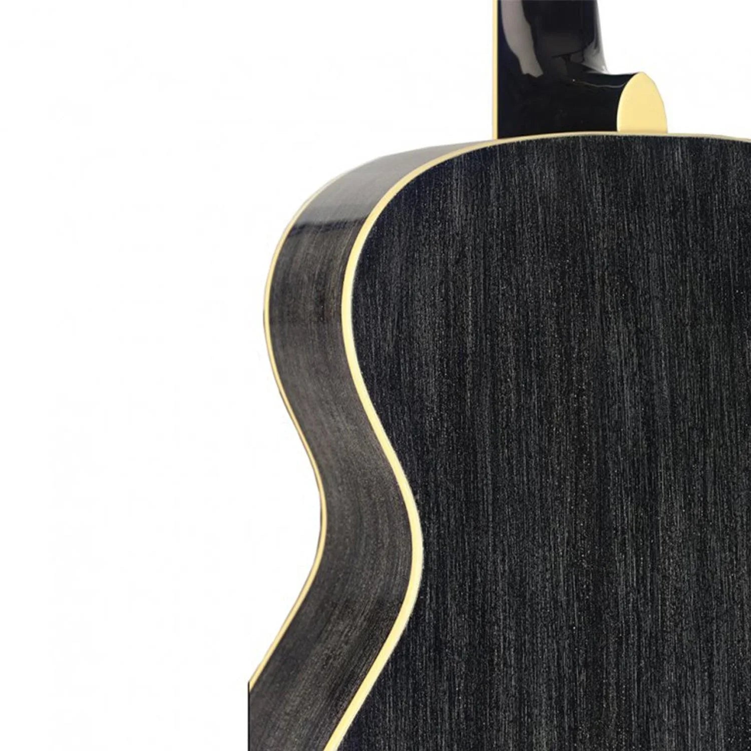 J.N.Guitars YAK-A Acoustic Auditorium Guitar with Solid Mahogany Top, Yakisugi series - DY Pro Audio