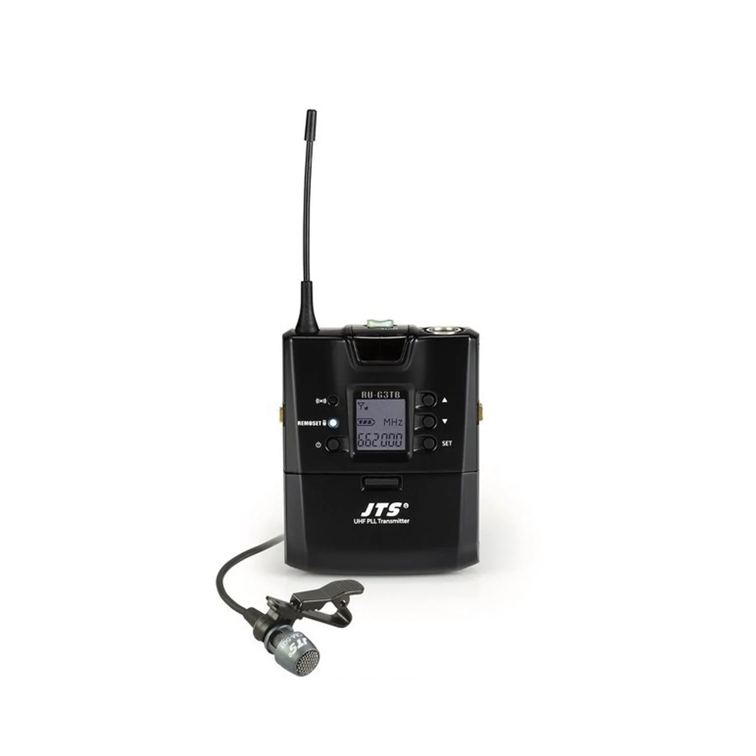 JTS RU-8011DB RU-G3TB+CM-501 Single Channel UHF Bodypack Wireless System (823-865Mhz) - DY Pro Audio