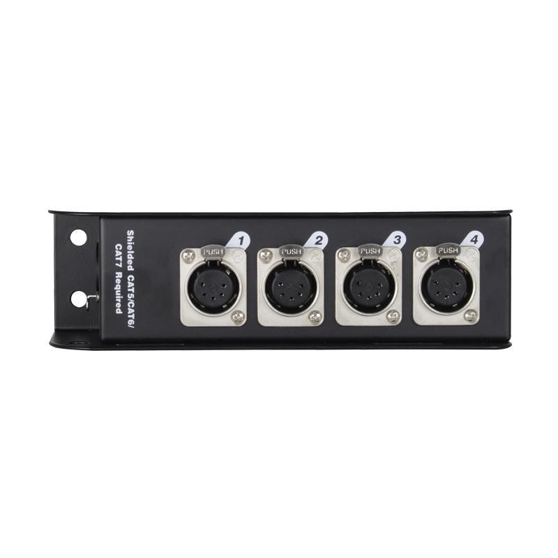 LEDJ 5-Pin Female XLR etherCON to DMX Multicore Adaptors - DY Pro Audio