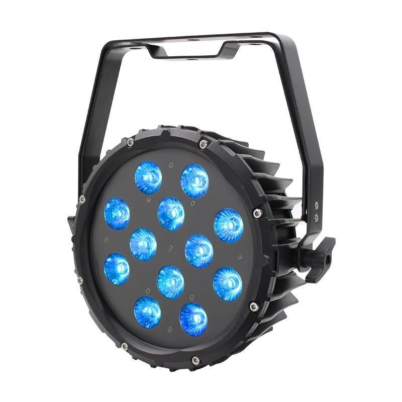 LEDJ Spectra Par 12HEX10 RGBWAUV 12 x10w Par IP65 Can - DY Pro Audio