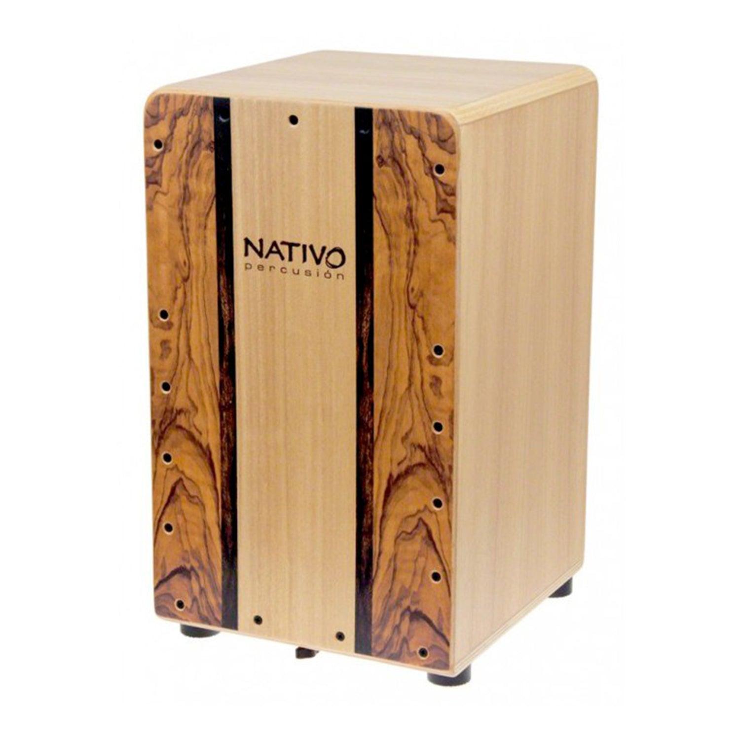 Nativo INIC-INTI-II Inicia Series Standard-Sized Class A Oak Cajon with INTI - II style Front Board Finish - DY Pro Audio