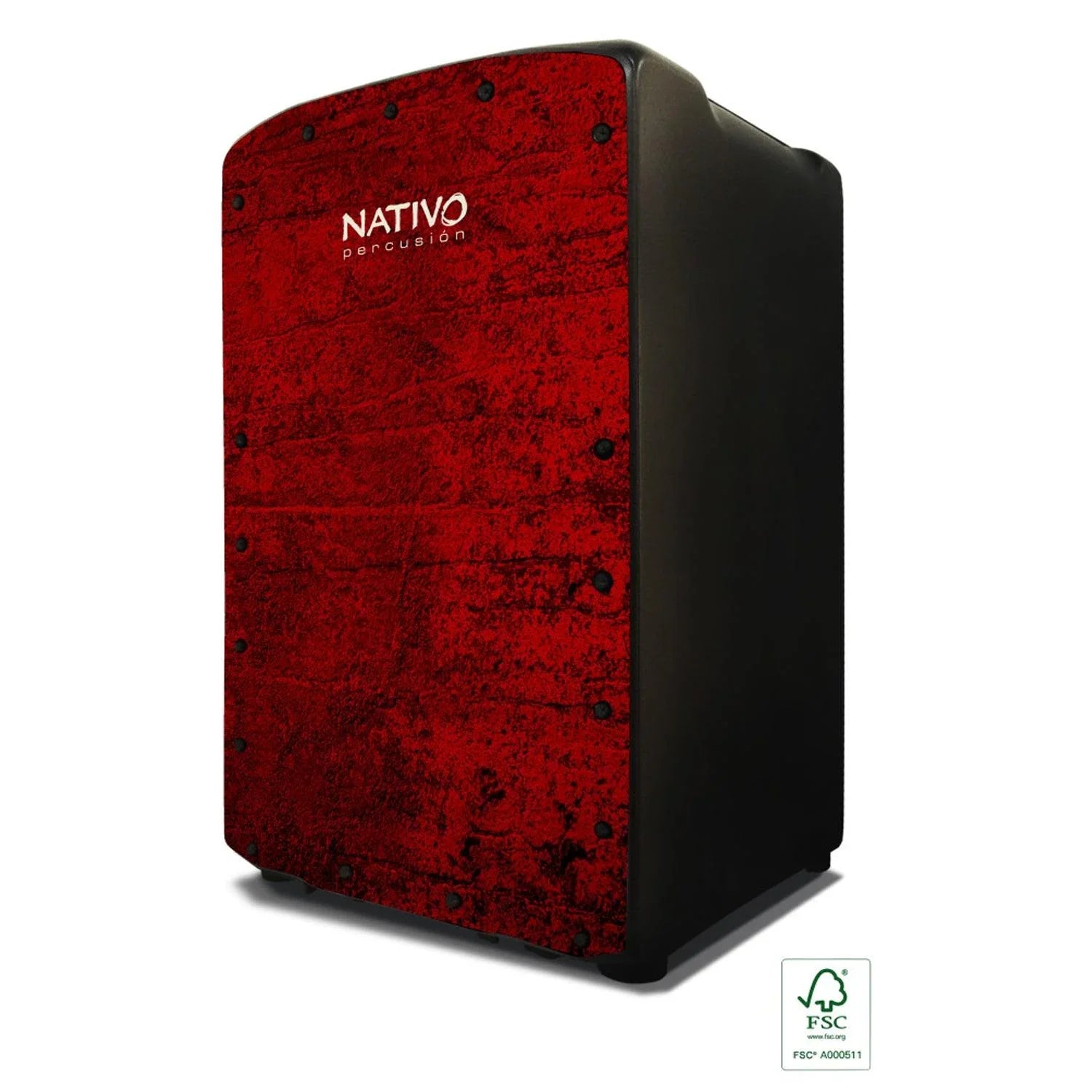 Nativo PROPL-RED Pro Plus Series Cajon Red Front Board Finish - DY Pro Audio