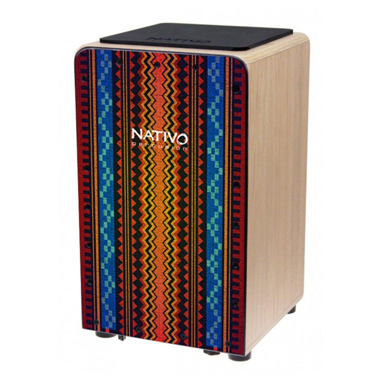 Nativo STUD-ETNIA Studio Series Standard-sized Class A Oak Cajon Etnia Front Boad Finish - DY Pro Audio