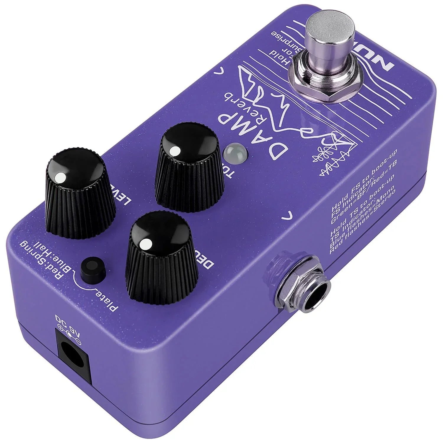 NUX Damp Digital Reverb Pedal - DY Pro Audio