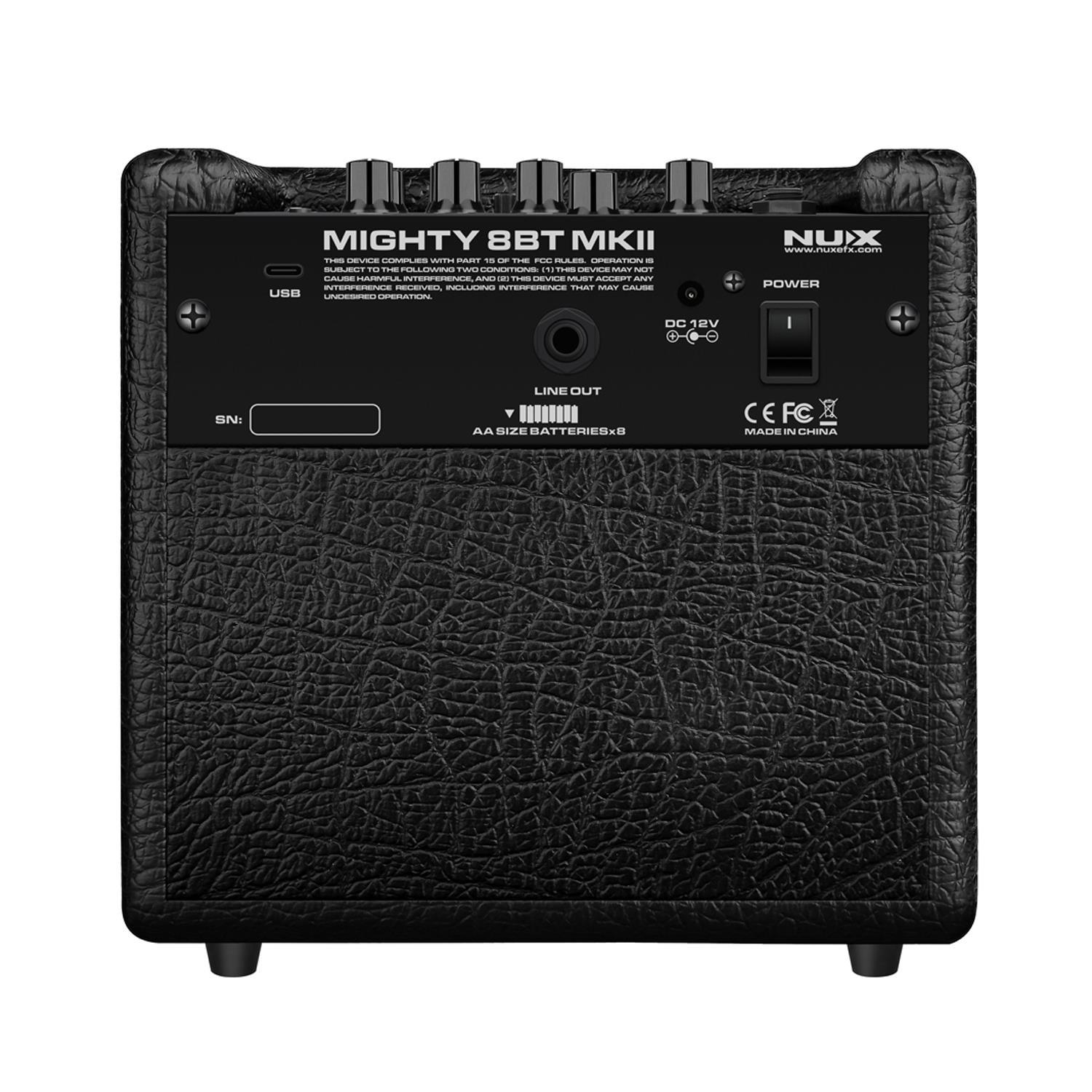 NUX Mighty 8 BT mkII Guitar Amplifier - DY Pro Audio