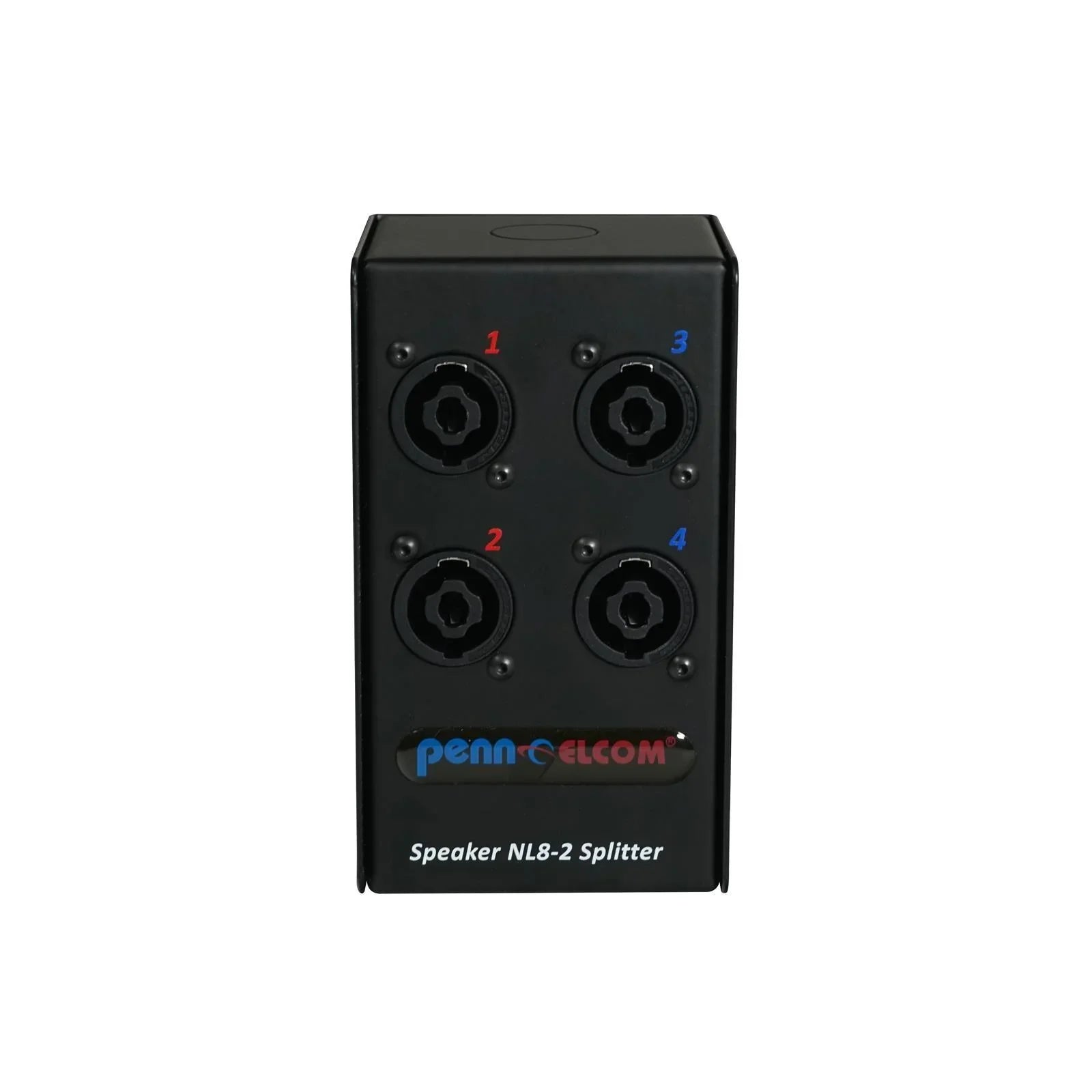 Penn Elcom R2SP82 Slimline 4-Way Speaker Splitter Box - DY Pro Audio